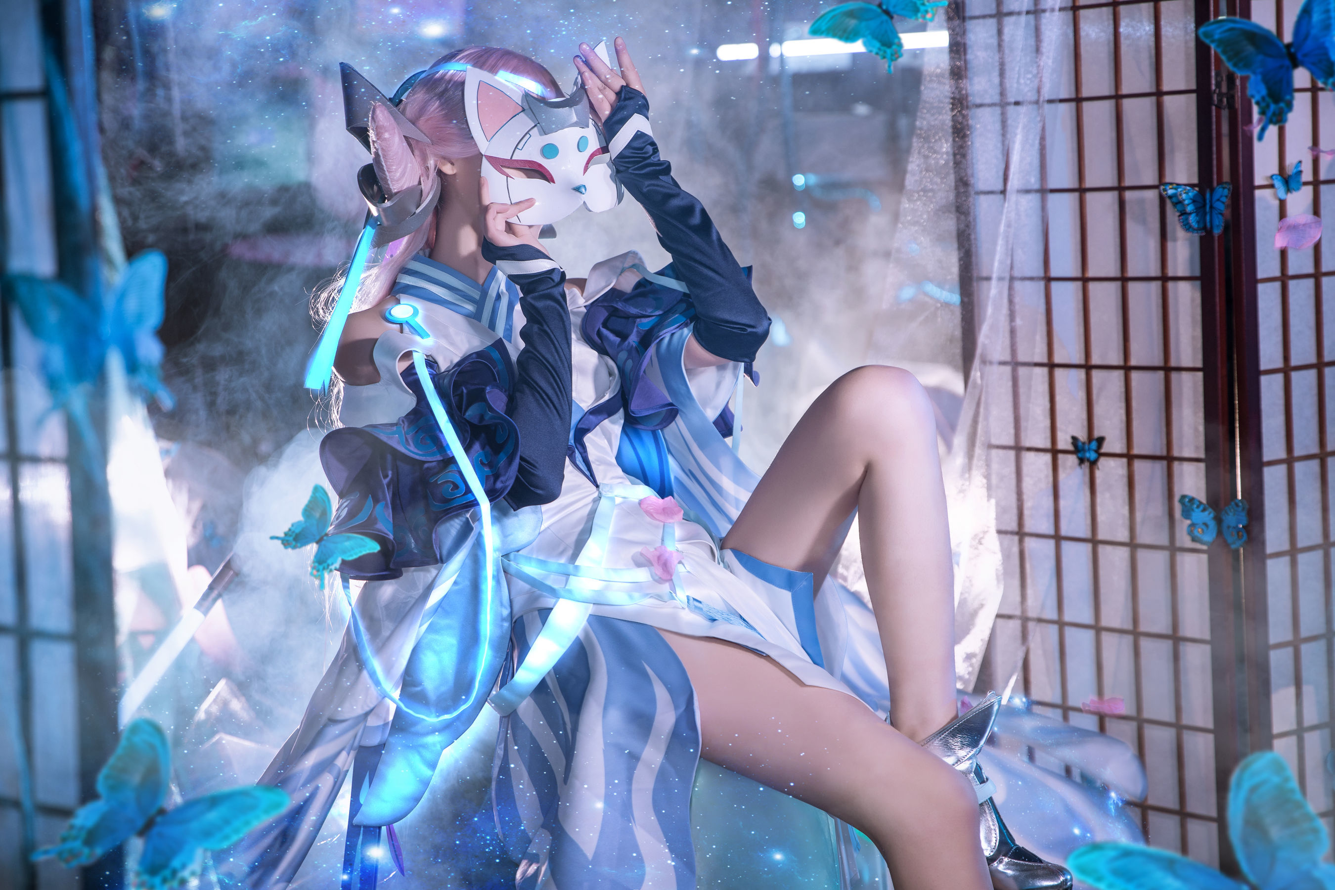 人气coser戚顾儿MIKI 王者荣耀 貂蝉 [19P] - 秀人网免费无水印在线套图写真