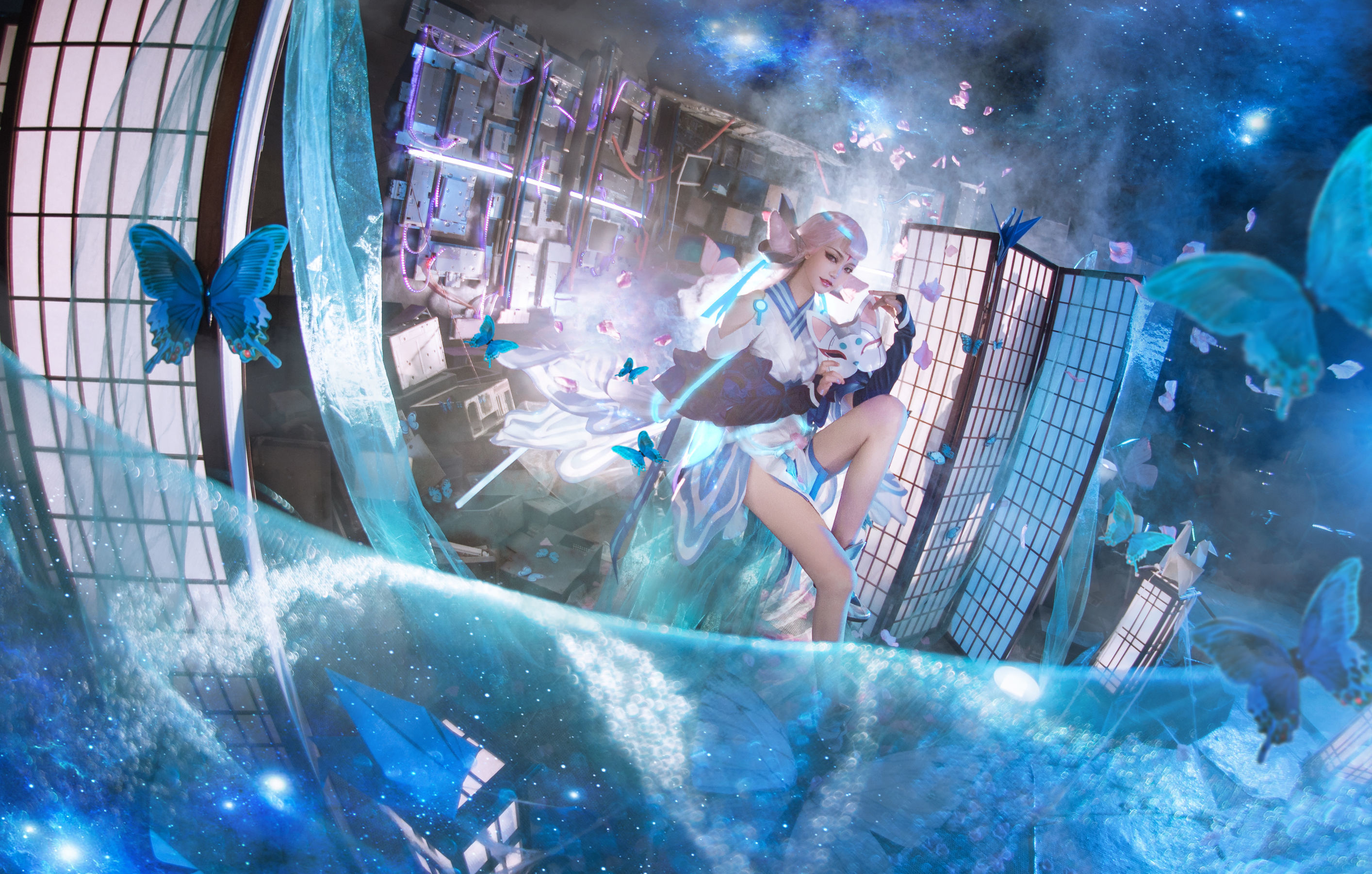 人气coser戚顾儿MIKI 王者荣耀 貂蝉 [19P] - 秀人网免费无水印在线套图写真