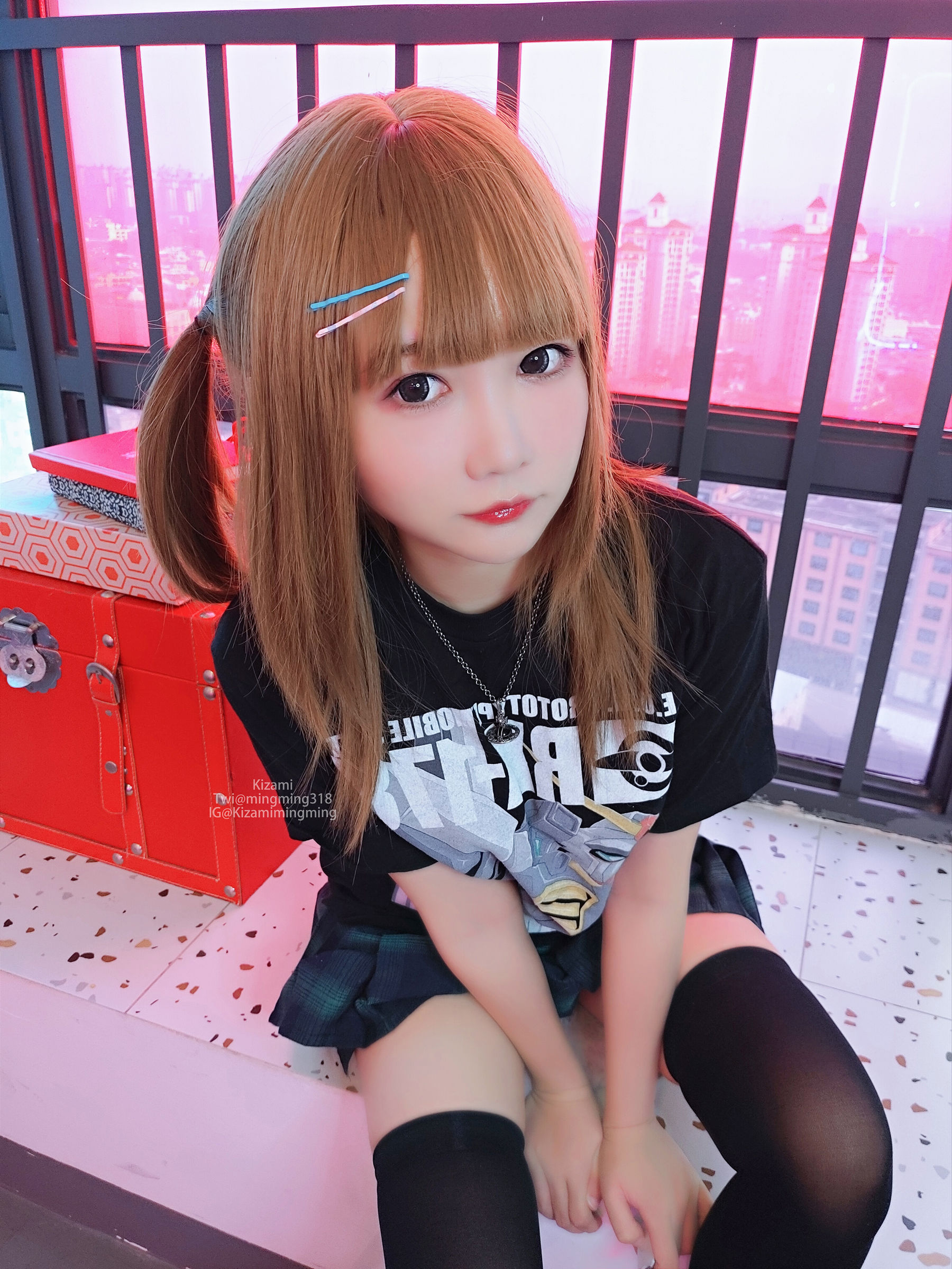 [銘銘Kizami] fantia 2021-10-21 やや不良気味の少女 [80P] - 秀人网免费无水印在线套图写真