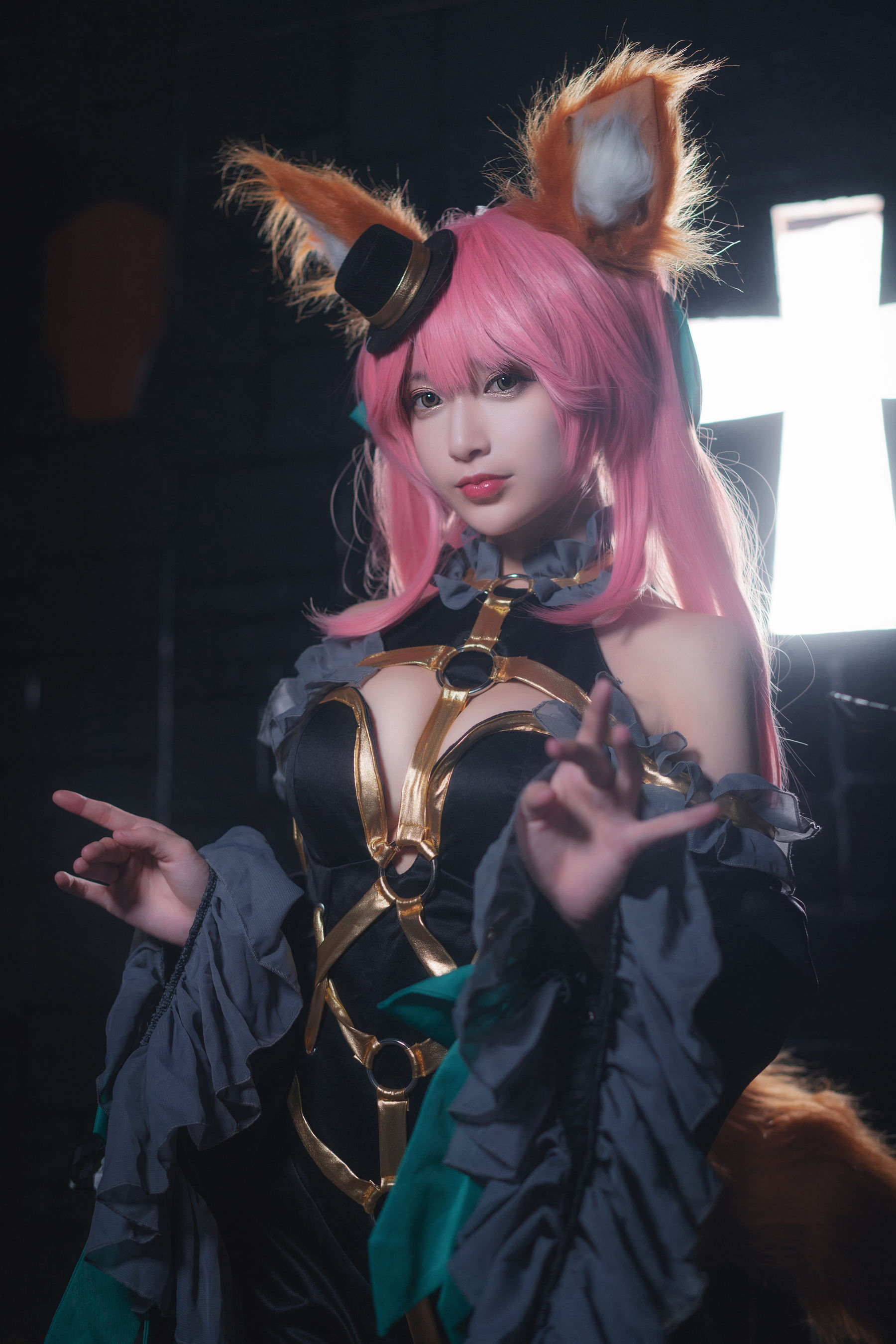 [Cosplay写真] 动漫博主铁板烧鬼舞w – 玉藻前 魔术 [20P] - 秀人网免费无水印在线套图写真