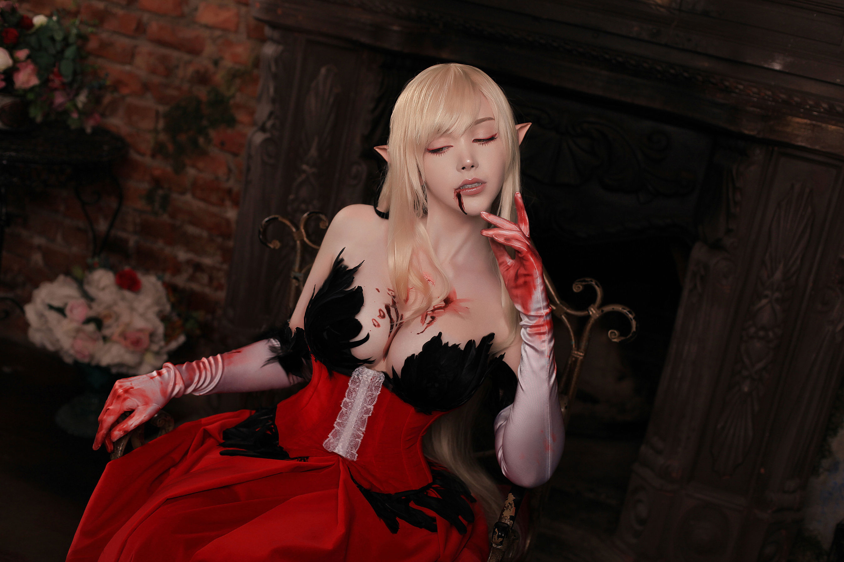 国外美女SayaTheFox – 忍野忍 [10P] - 秀人网免费无水印在线套图写真