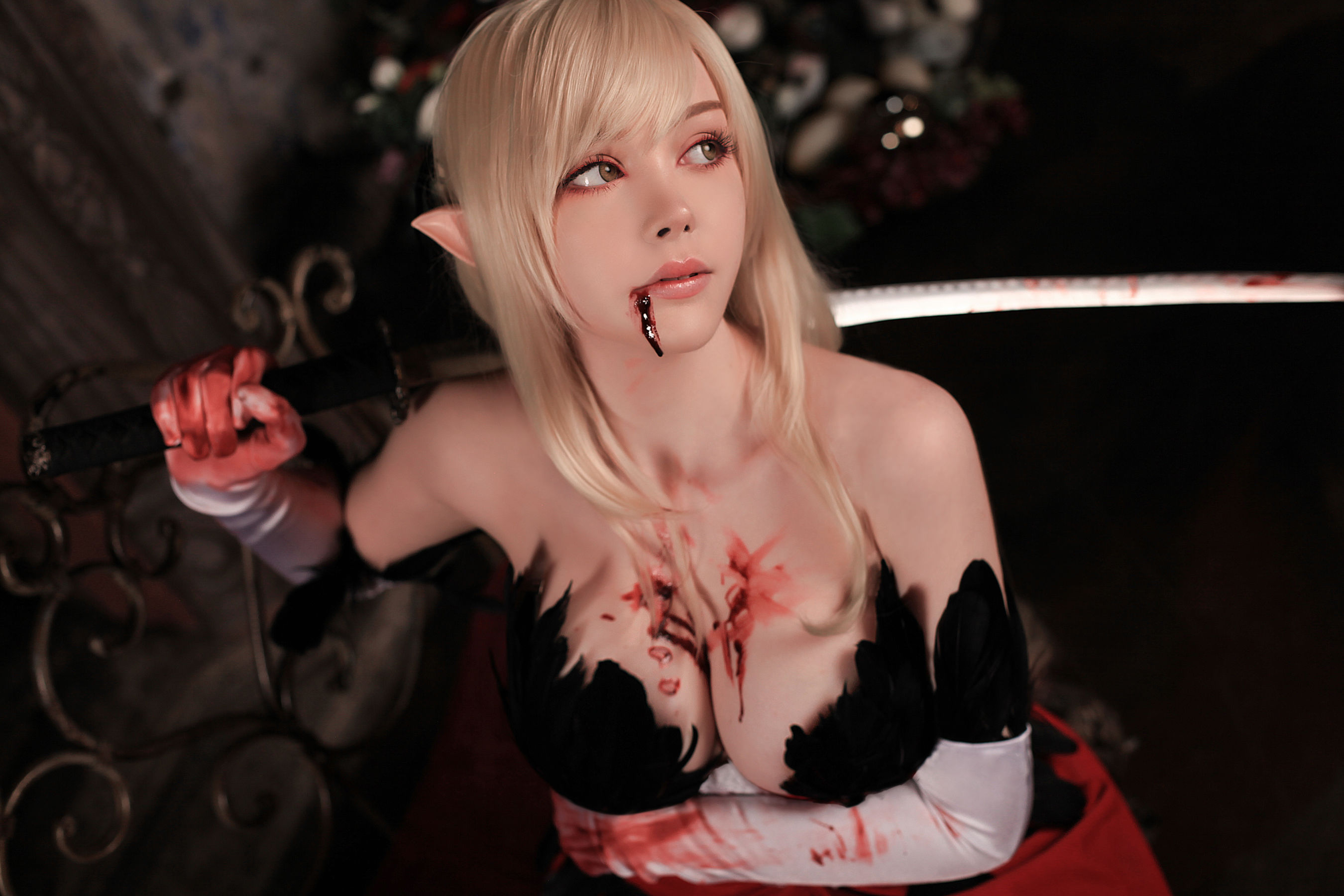 国外美女SayaTheFox – 忍野忍 [10P] - 秀人网免费无水印在线套图写真