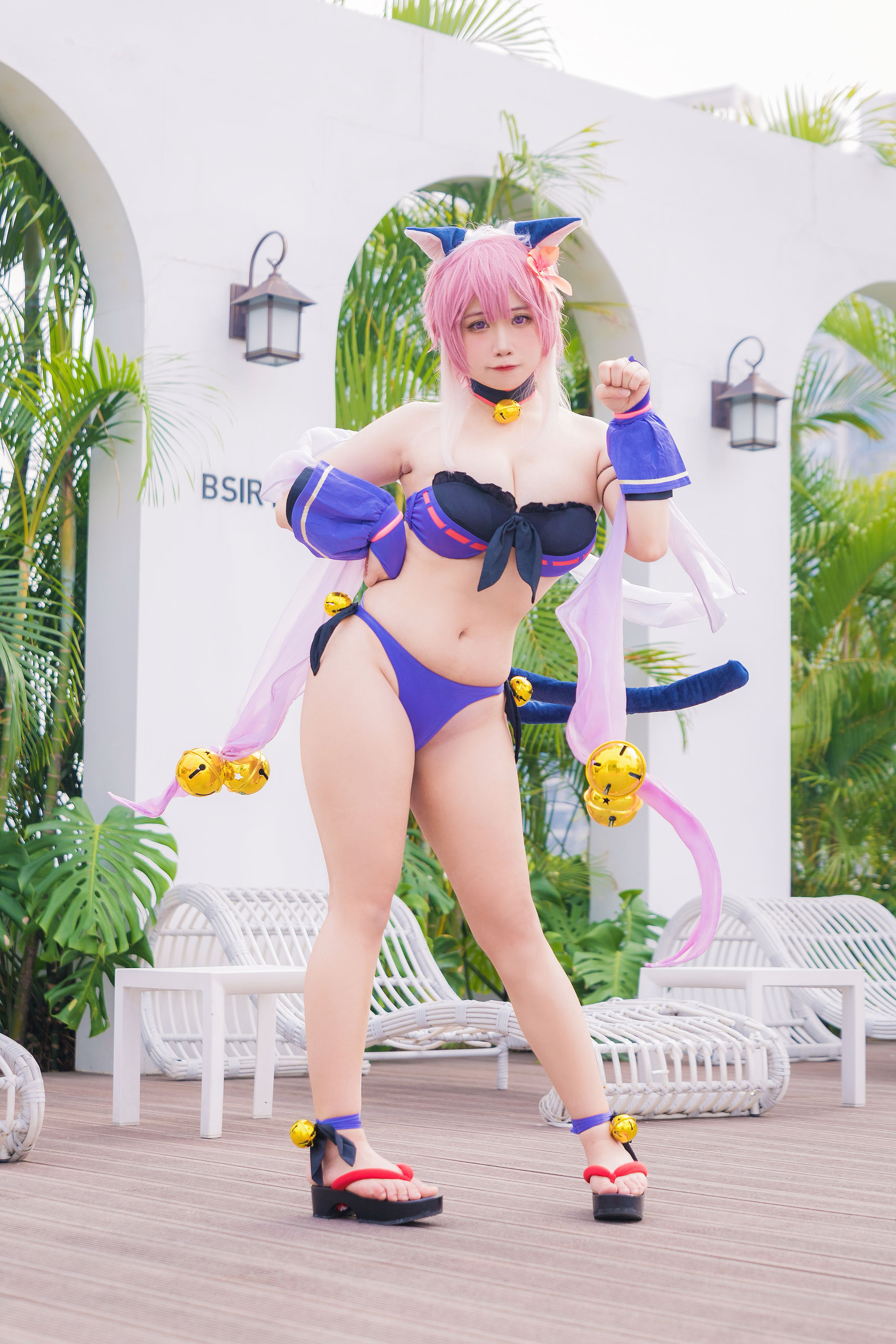 贞子蜜桃 – 九月舰长 宮坂珠希泳装 [30P] - 秀人网免费无水印在线套图写真