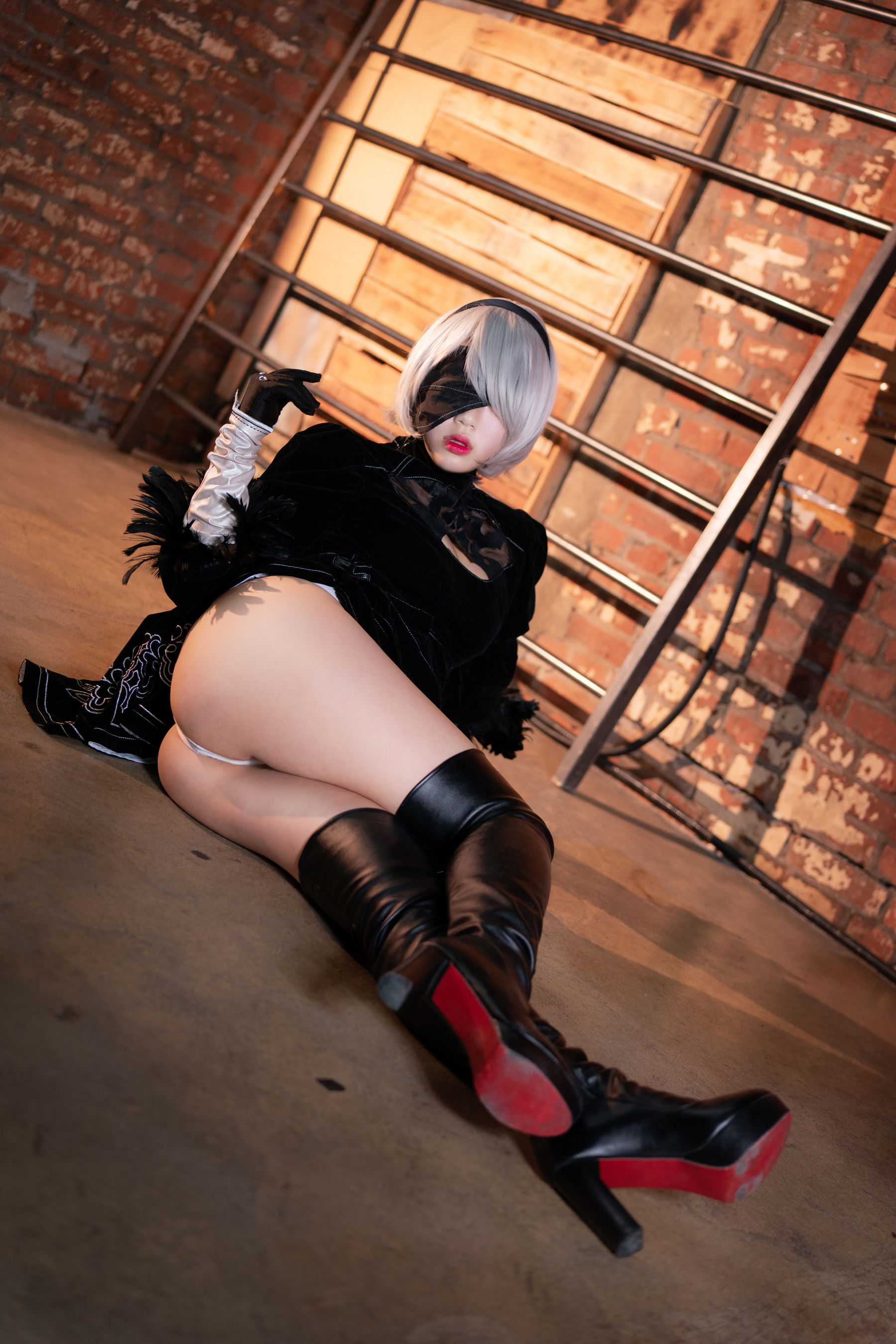 [CreamSoda] Baegle – Nier 2B [50P] - 秀人网免费无水印在线套图写真