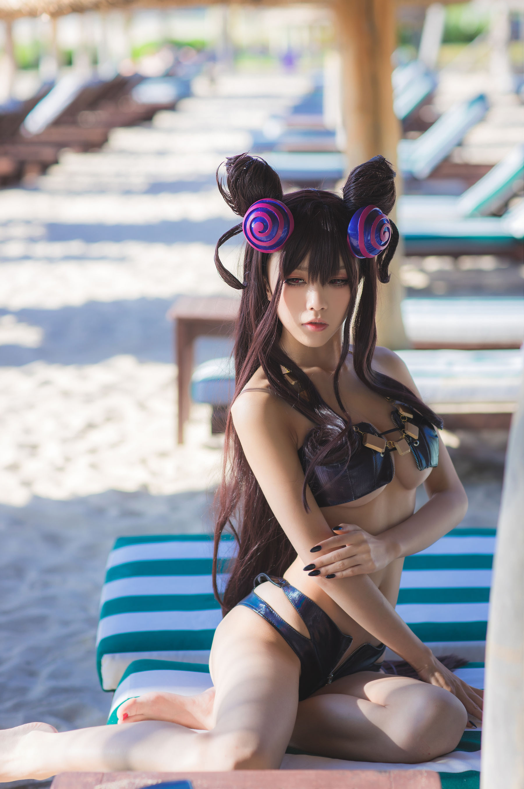 动漫博主水淼aqua – 紫式部水着Ver [41P] - 秀人网免费无水印在线套图写真