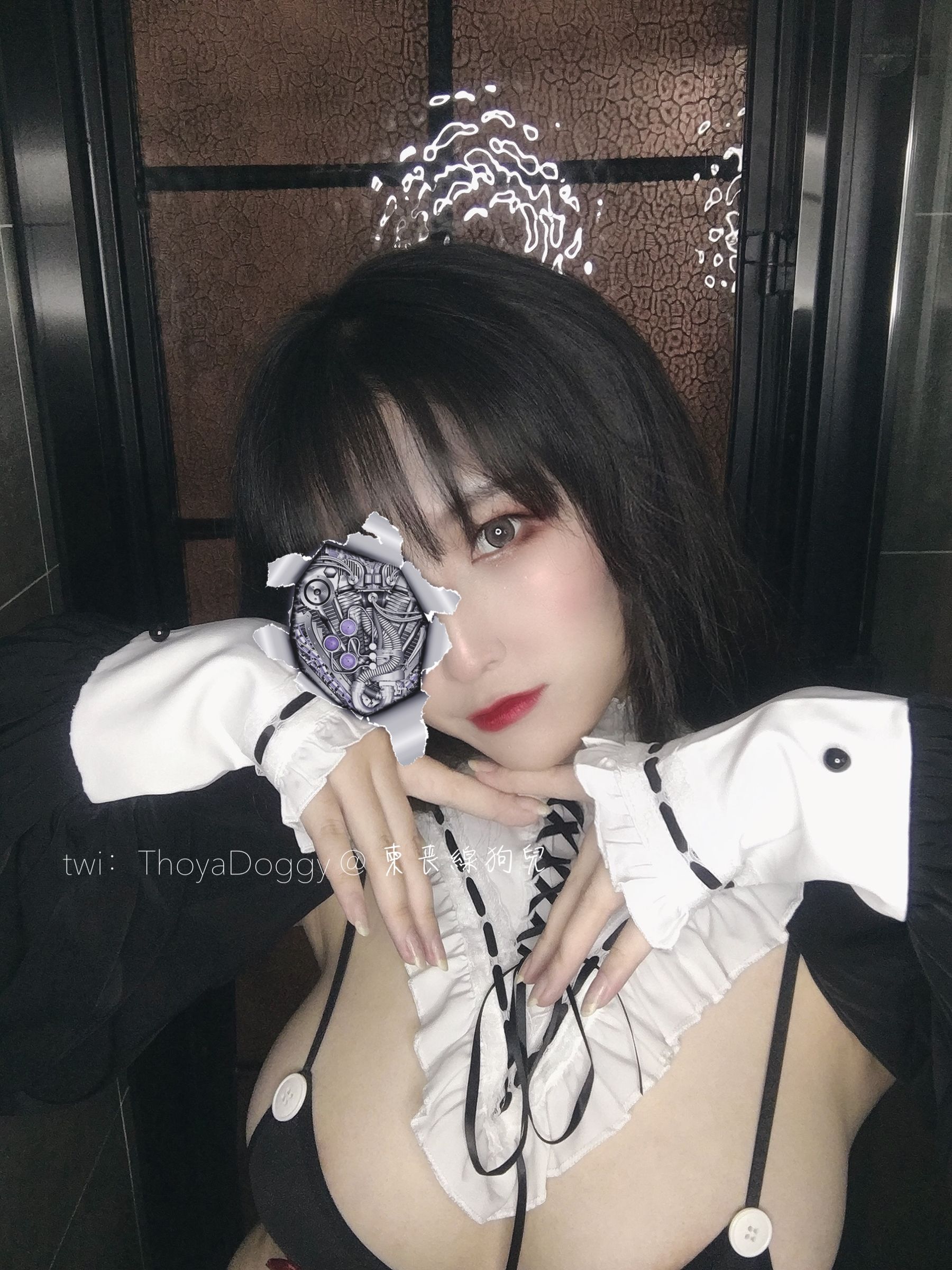 奇行家狗崽(棕桠阿狗崽) – 机械修女 [9P] - 秀人网免费无水印在线套图写真