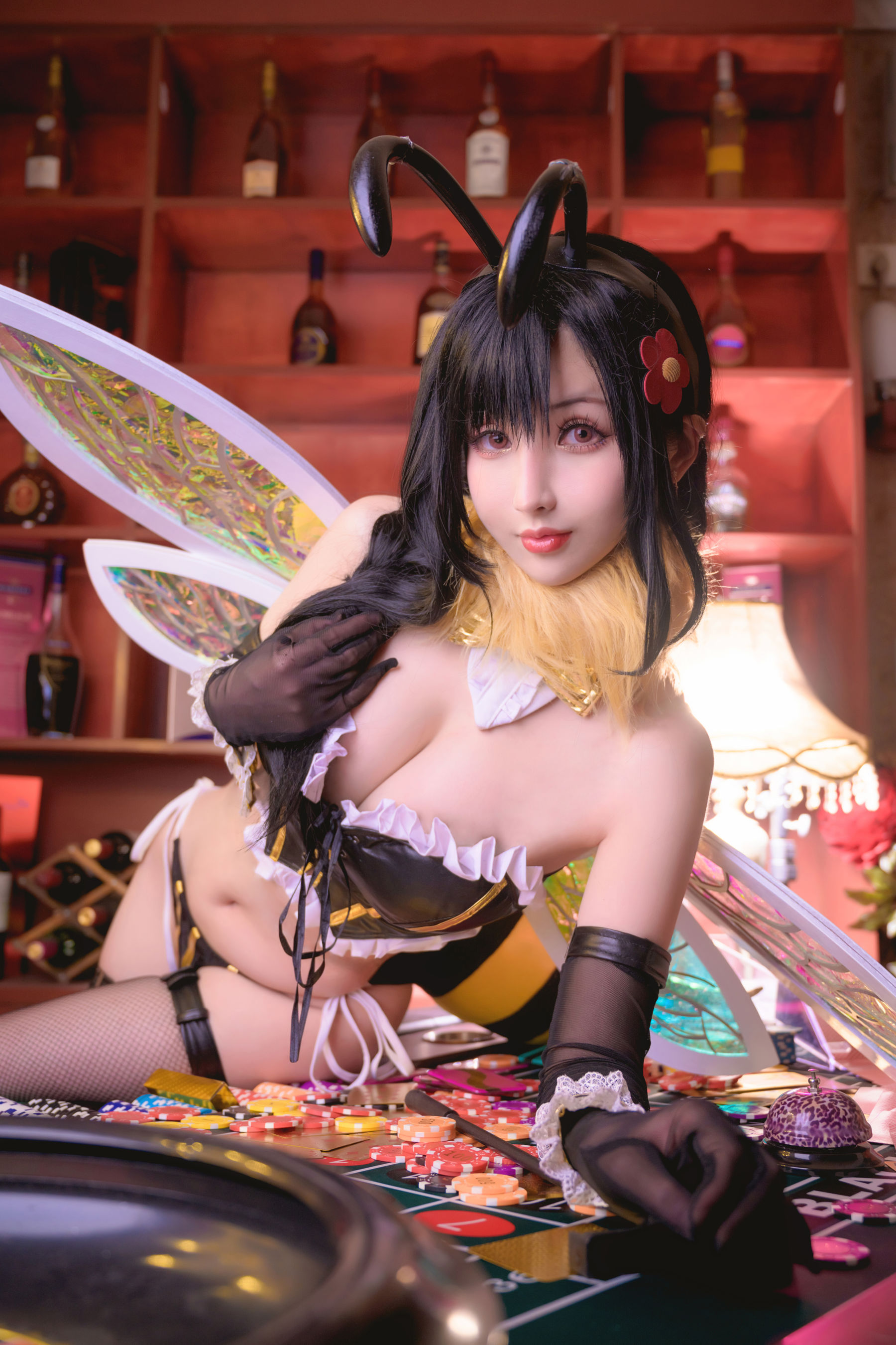 [Cosplay写真] COS福利rioko凉凉子 – 蒂法little bee [25P] - 秀人网免费无水印在线套图写真