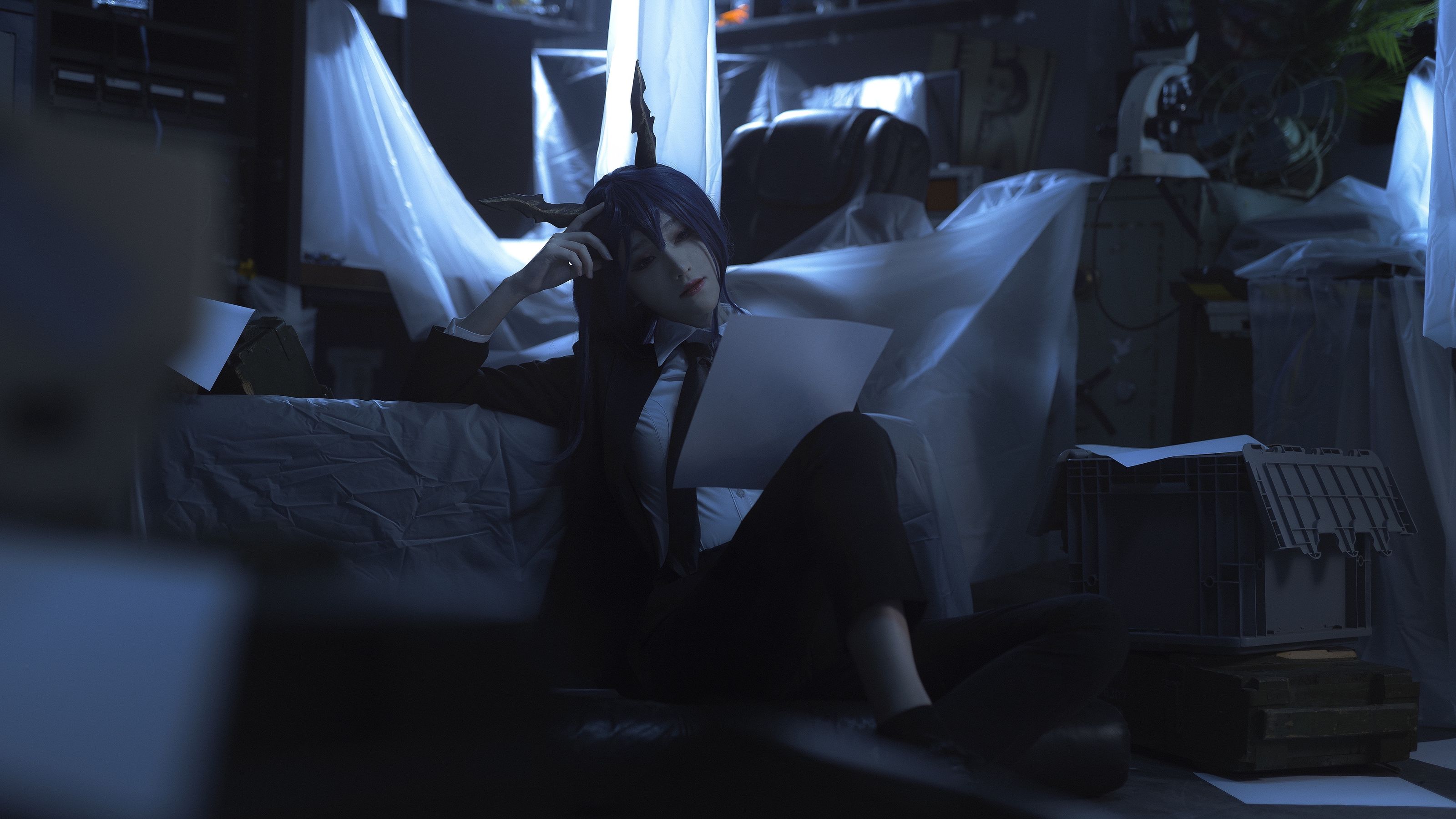 动漫博主南桃Momoko – 陈sir [13P] - 秀人网免费无水印在线套图写真