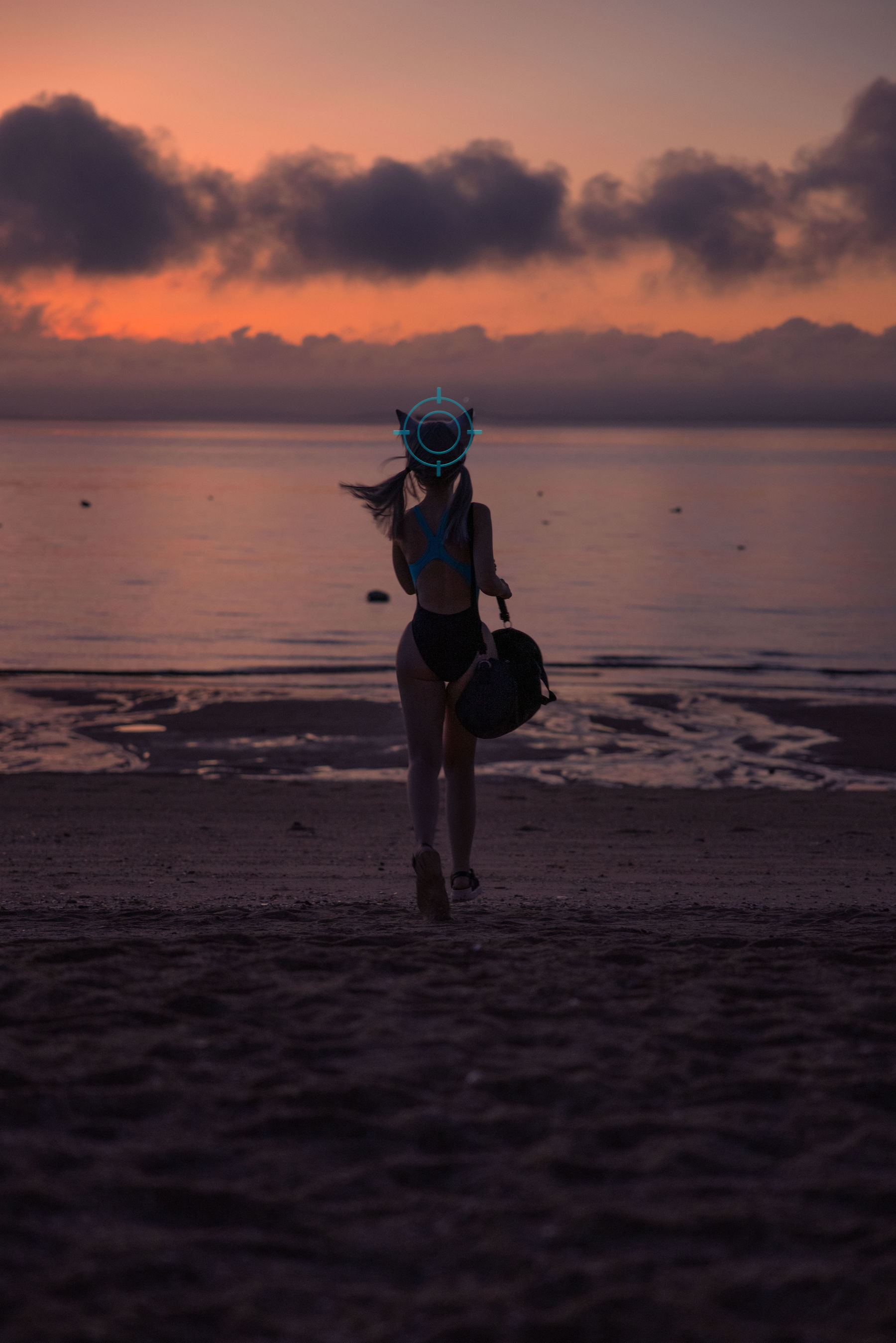 动漫博主G44不会受伤 – 碧蓝档案 砂狼白子泳装 [26P] - 秀人网免费无水印在线套图写真