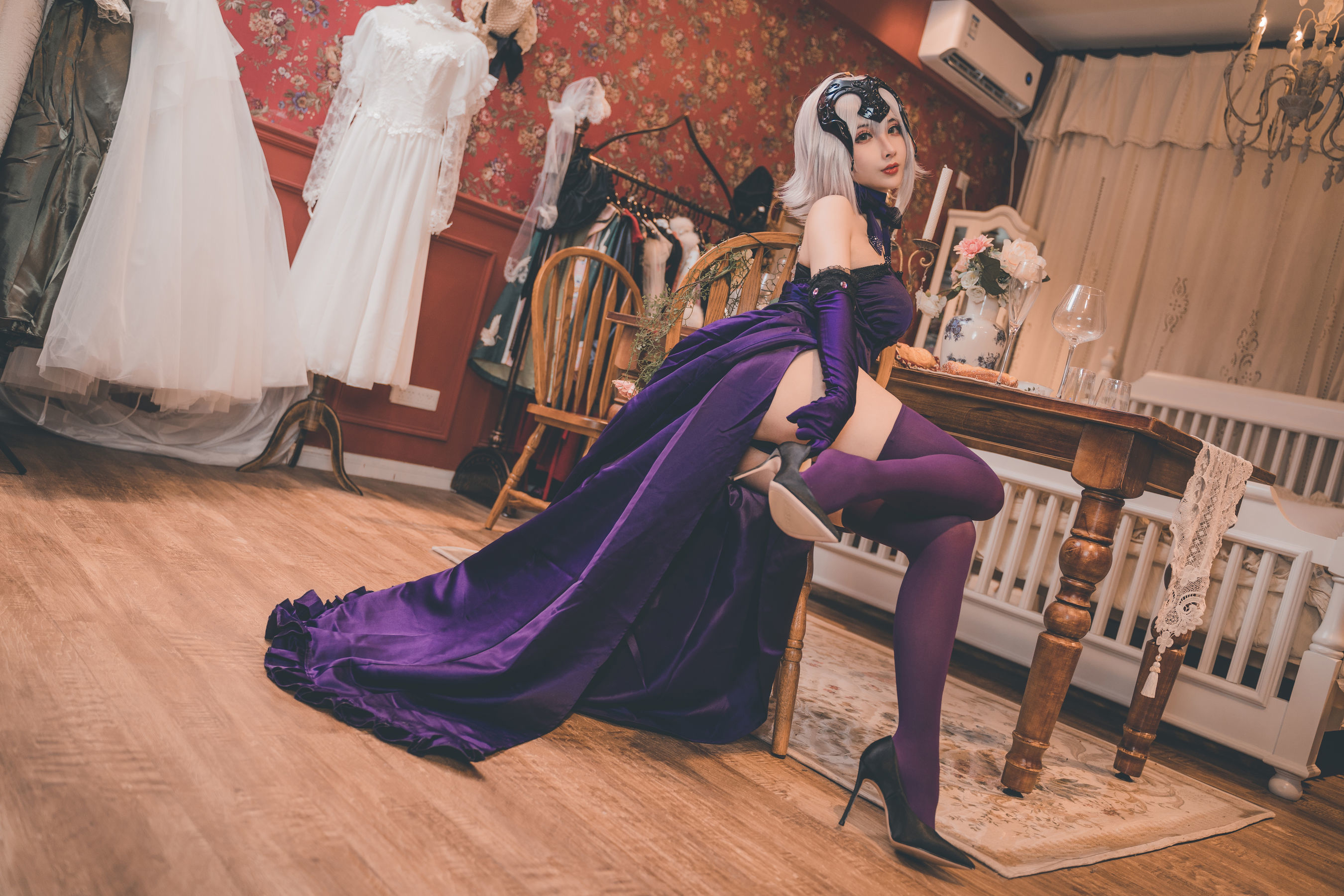 COS福利rioko凉凉子 – 醉贞 [29P] - 秀人网免费无水印在线套图写真