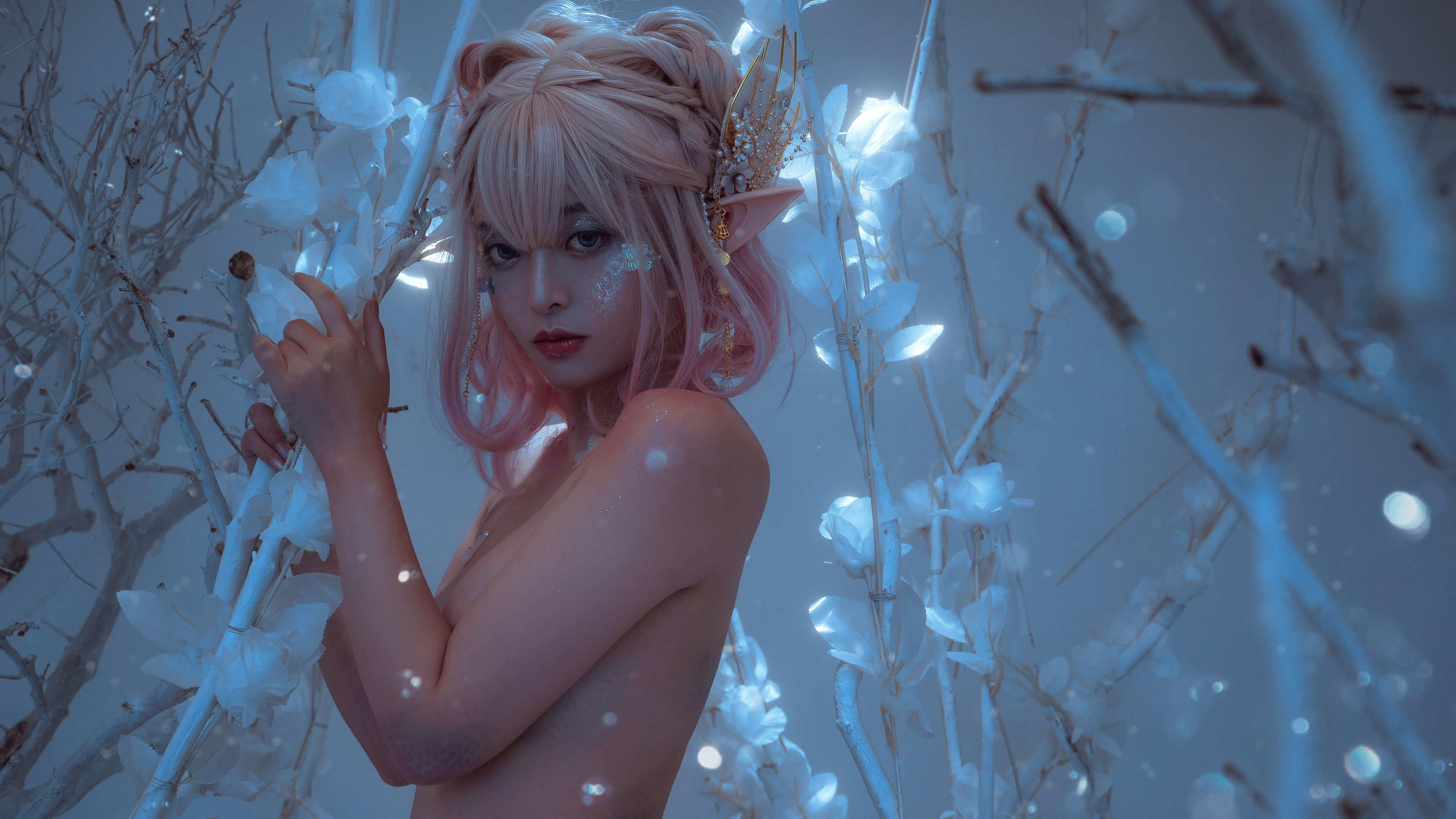 爆机少女喵小吉 – 瓶中精灵 [11P] - 秀人网免费无水印在线套图写真