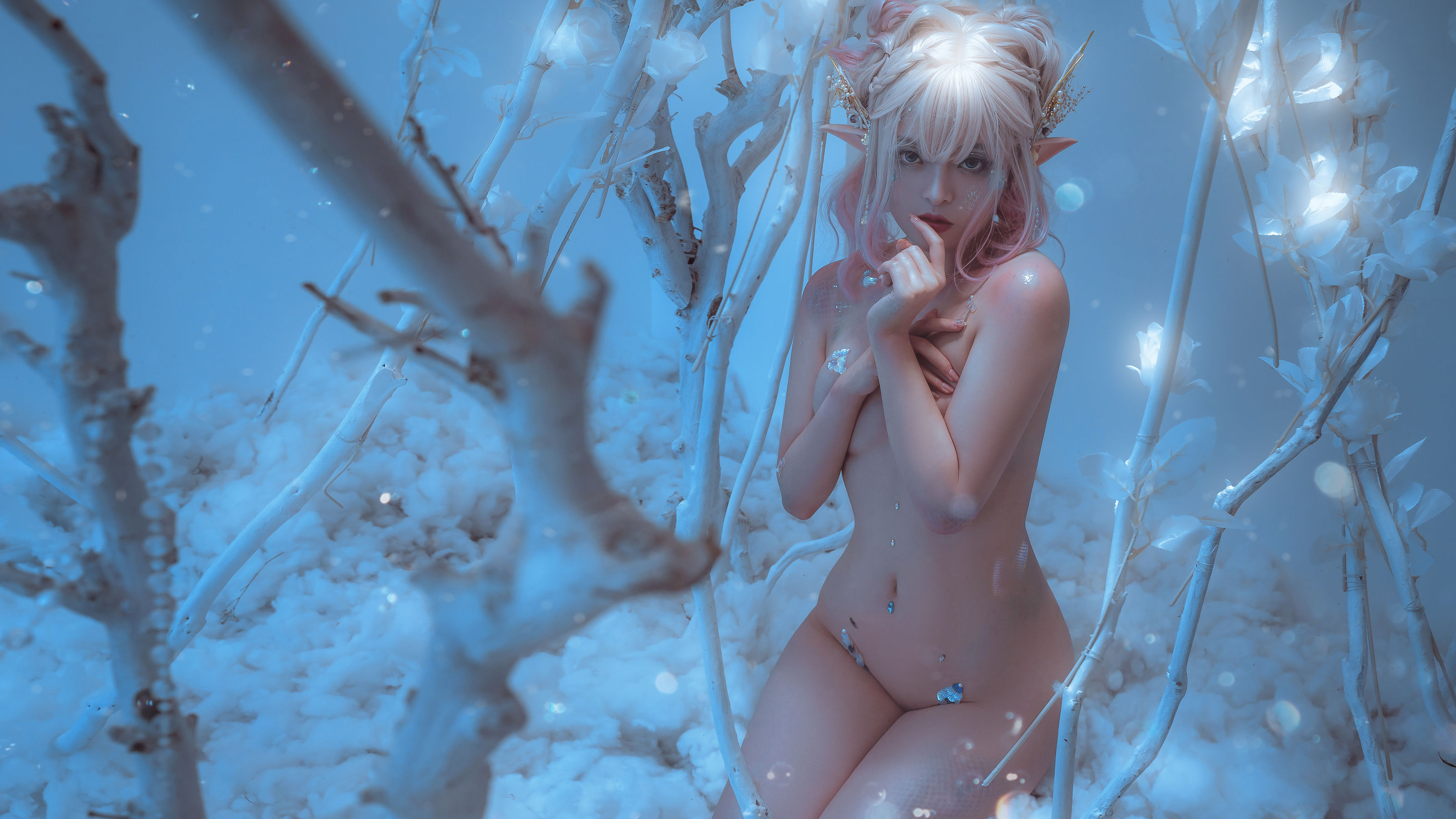 爆机少女喵小吉 – 瓶中精灵 [11P] - 秀人网免费无水印在线套图写真