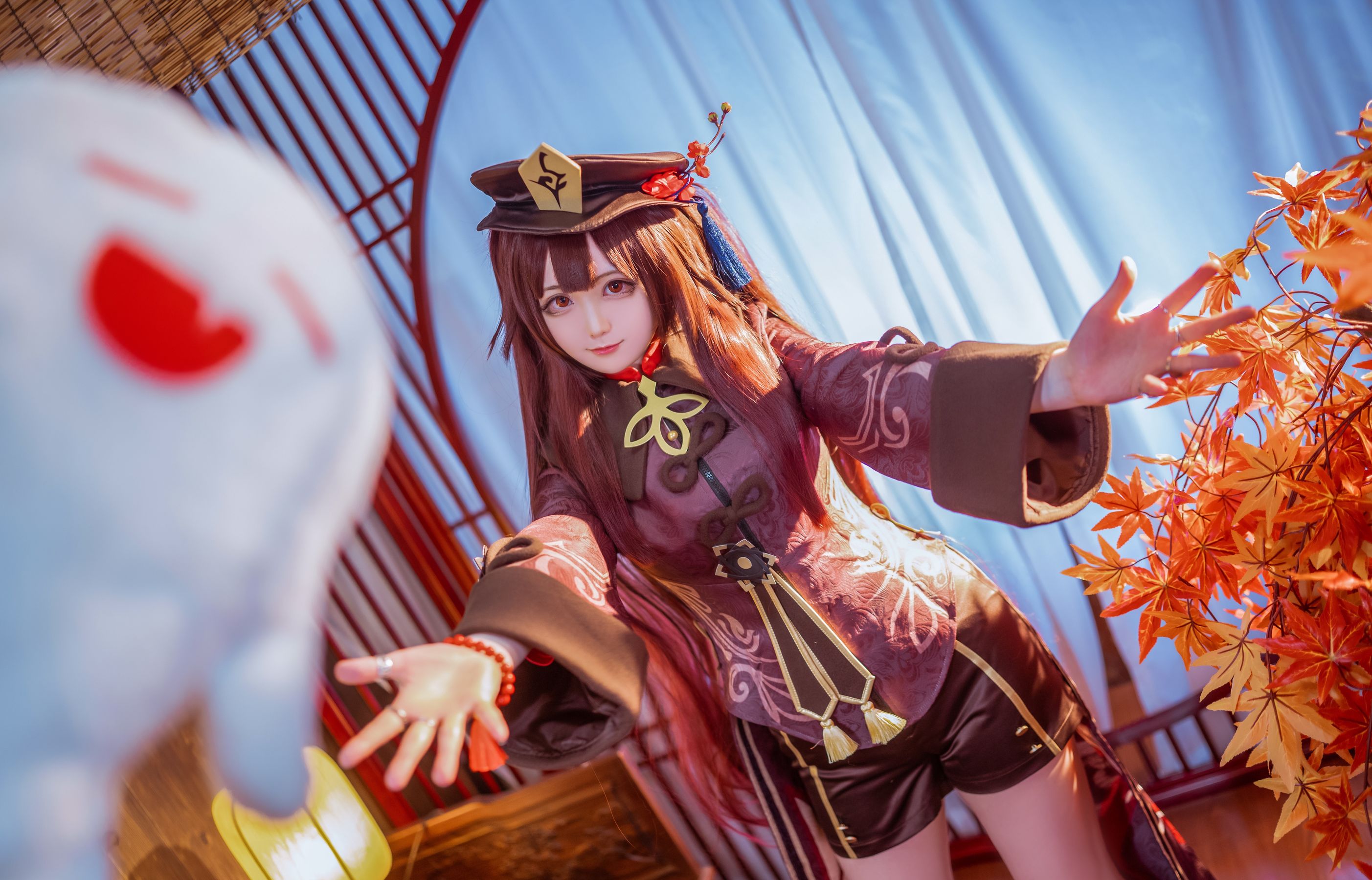 Sayako – 原神胡桃 [62P] - 秀人网免费无水印在线套图写真