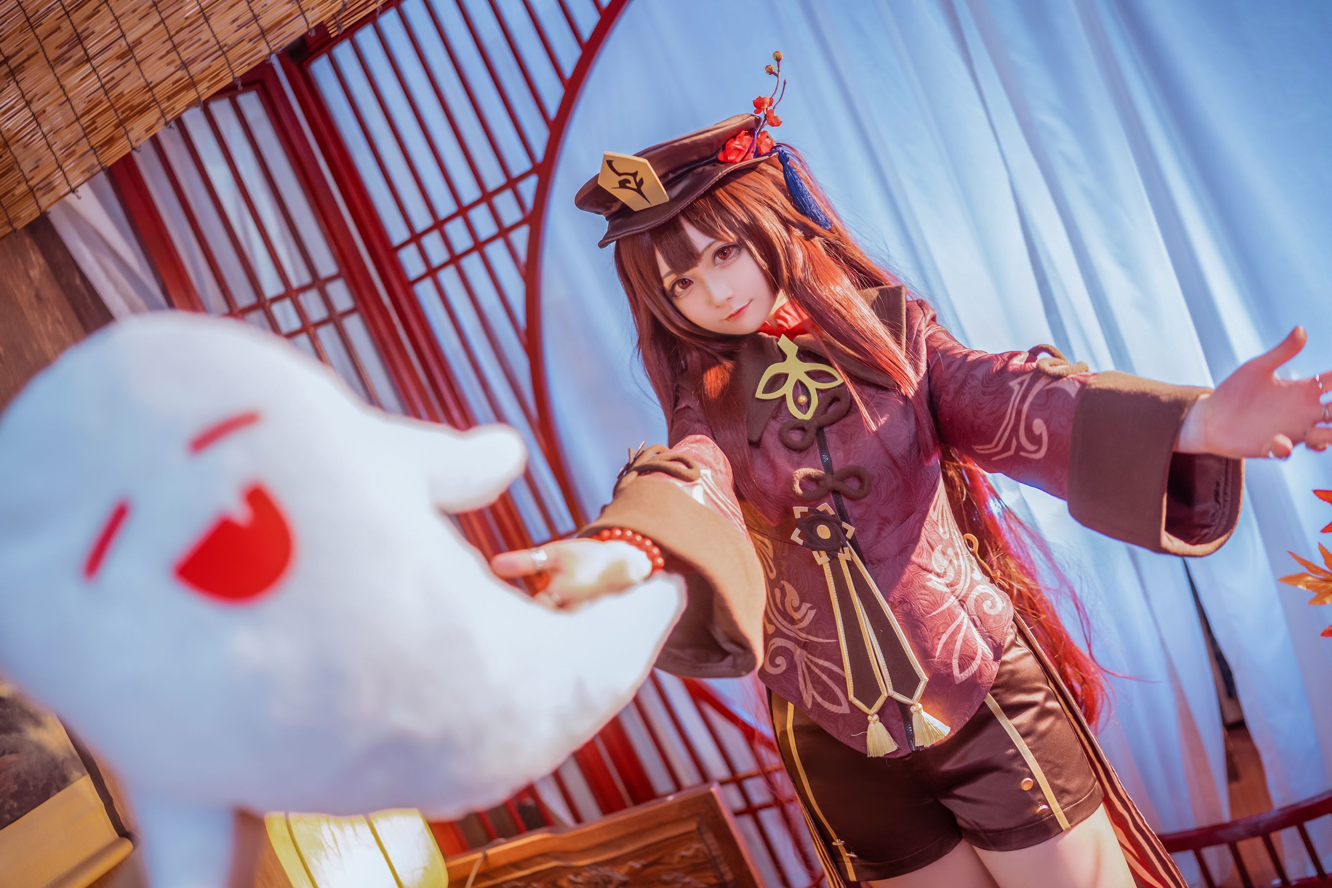 Sayako – 原神胡桃 [62P] - 秀人网免费无水印在线套图写真