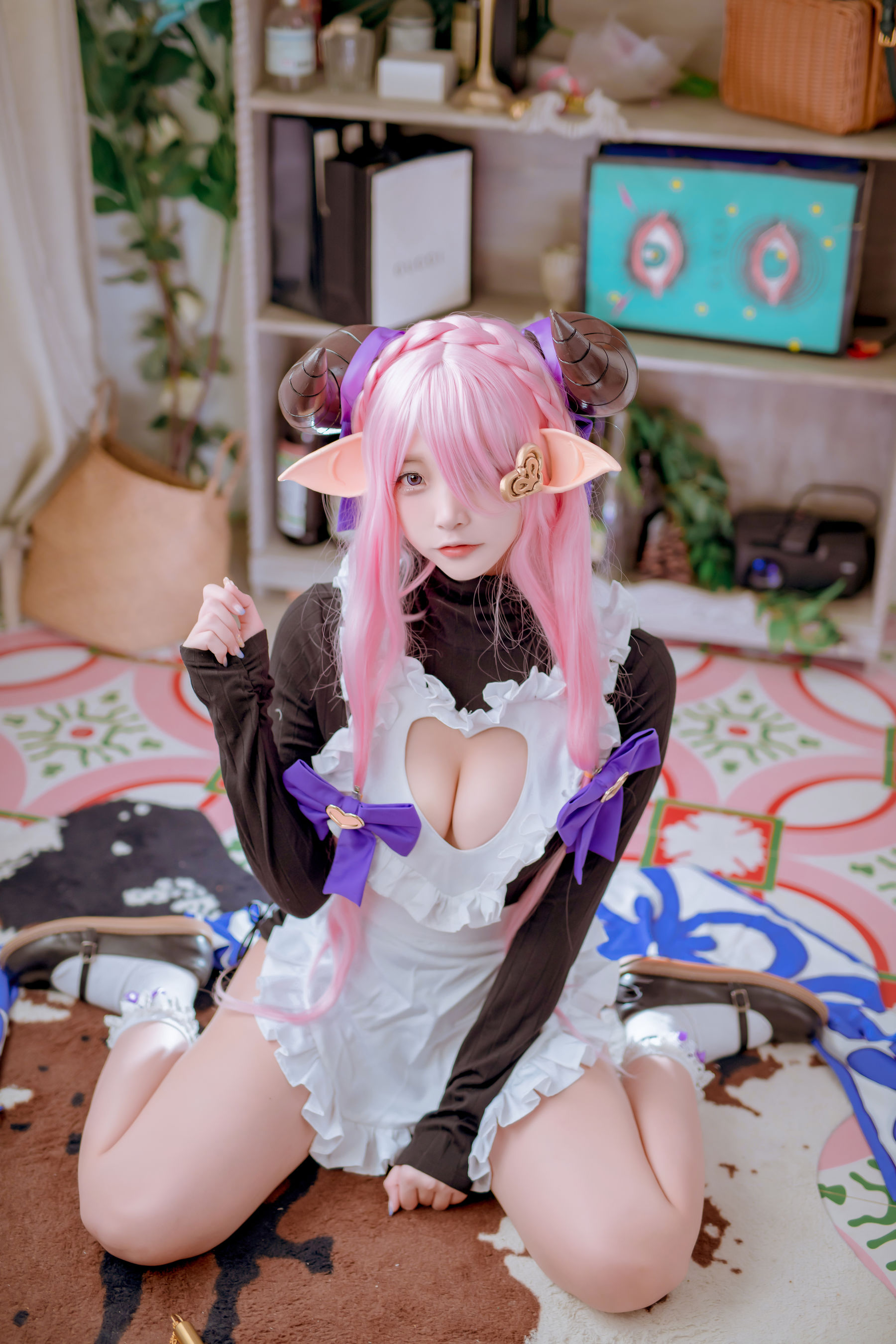 [Cosplay写真] 人气Coser二佐Nisa – 幻想娜鲁梅娅 [20P] - 秀人网免费无水印在线套图写真