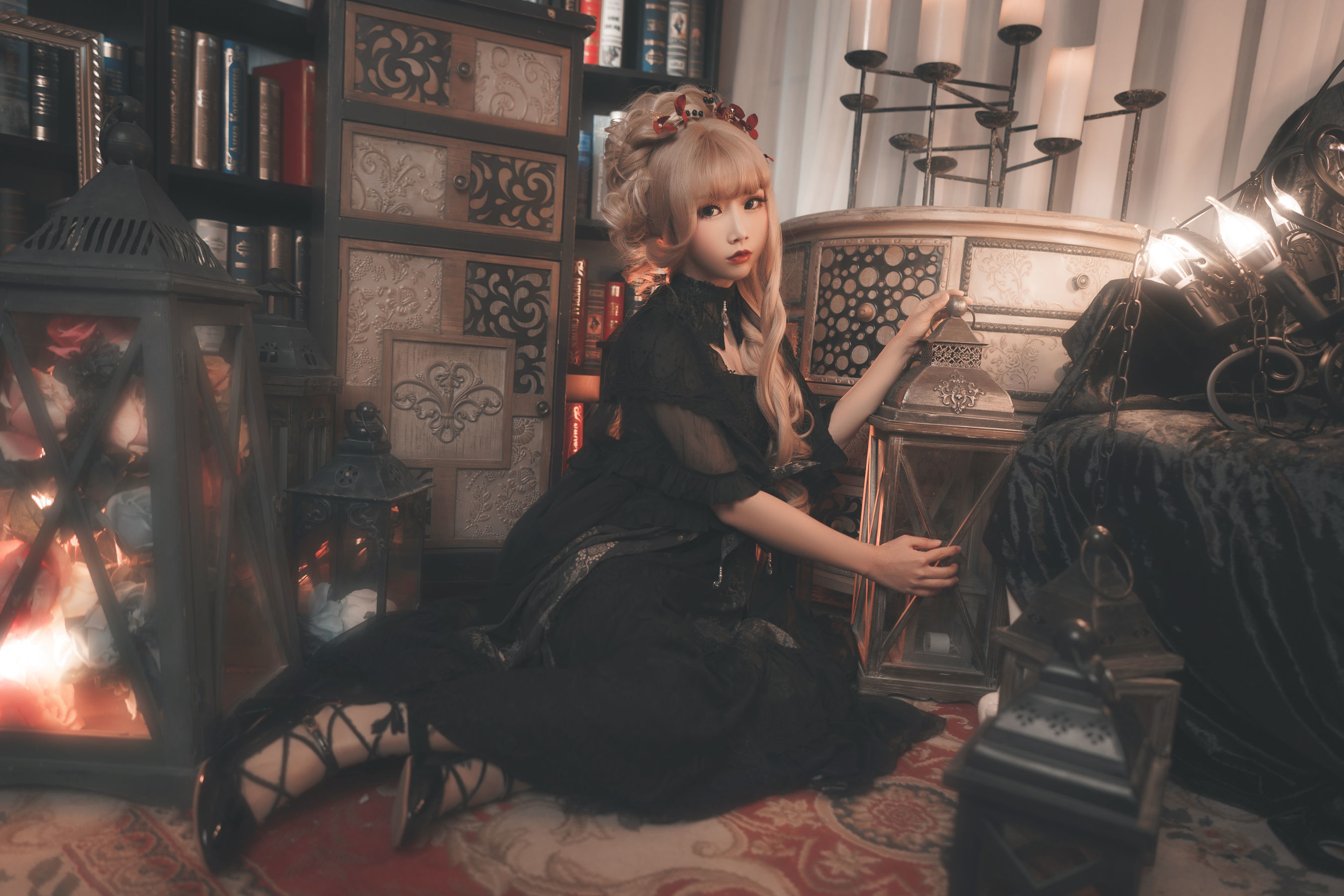 可爱人气Coser面饼仙儿 十六夜颂歌 [12P] - 秀人网免费无水印在线套图写真