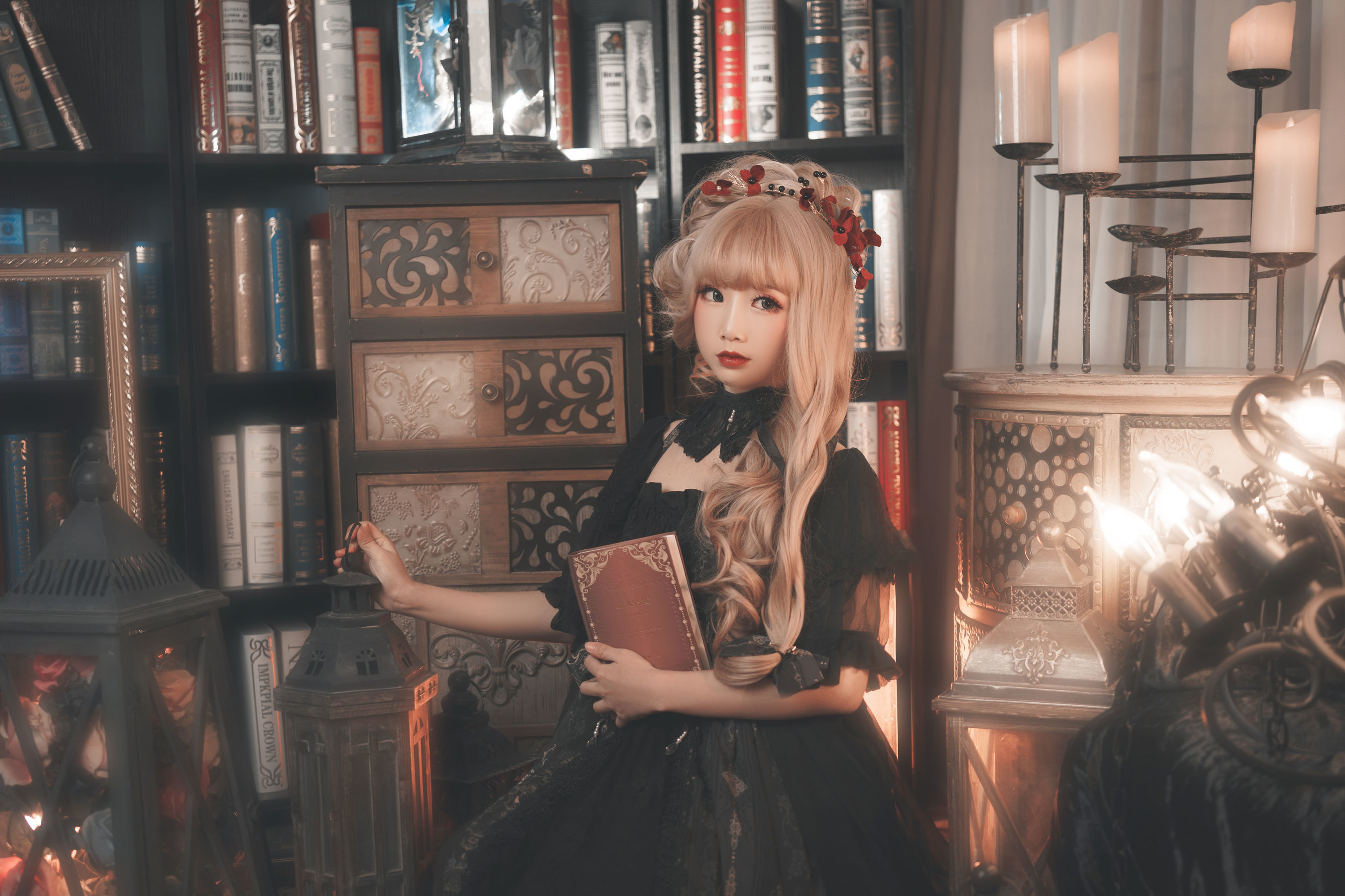 可爱人气Coser面饼仙儿 十六夜颂歌 [12P] - 秀人网免费无水印在线套图写真