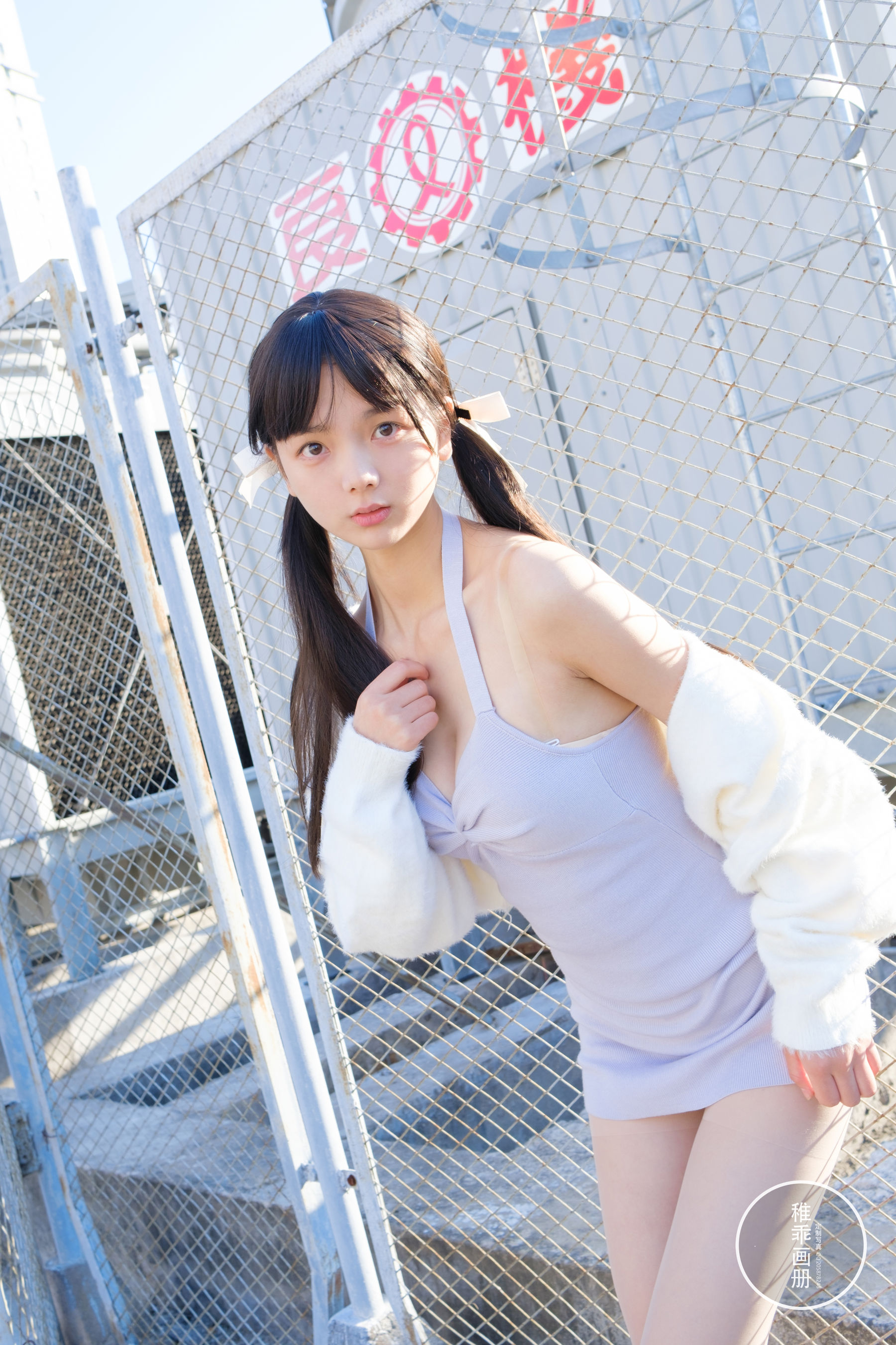 柴系小乖(稚乖画册) – 夜夜 天台停车场肉丝 Lolita [83P] - 秀人网免费无水印在线套图写真