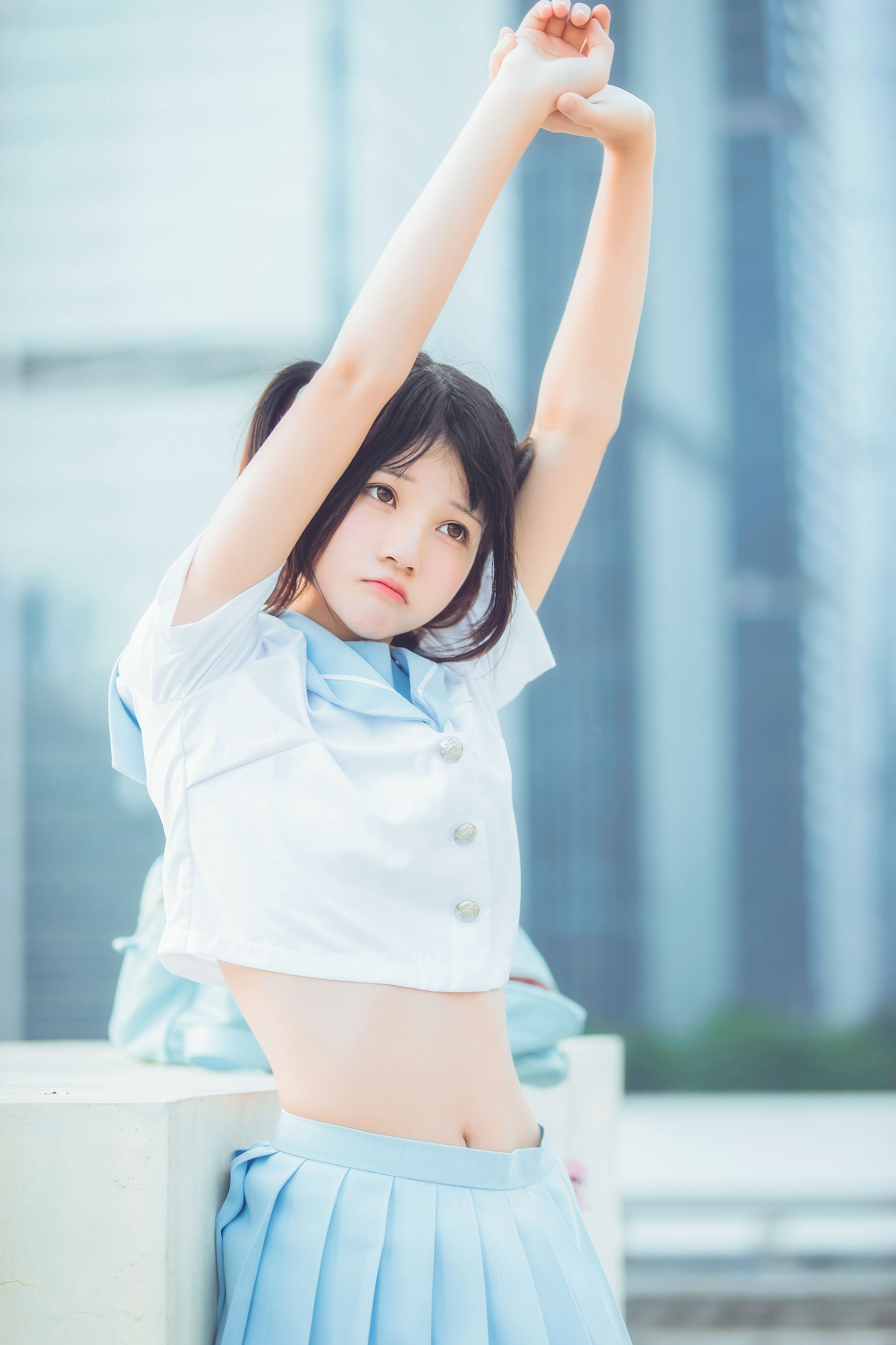 桜桃喵 – 少女之微风轻轻起 [19P] - 秀人网免费无水印在线套图写真