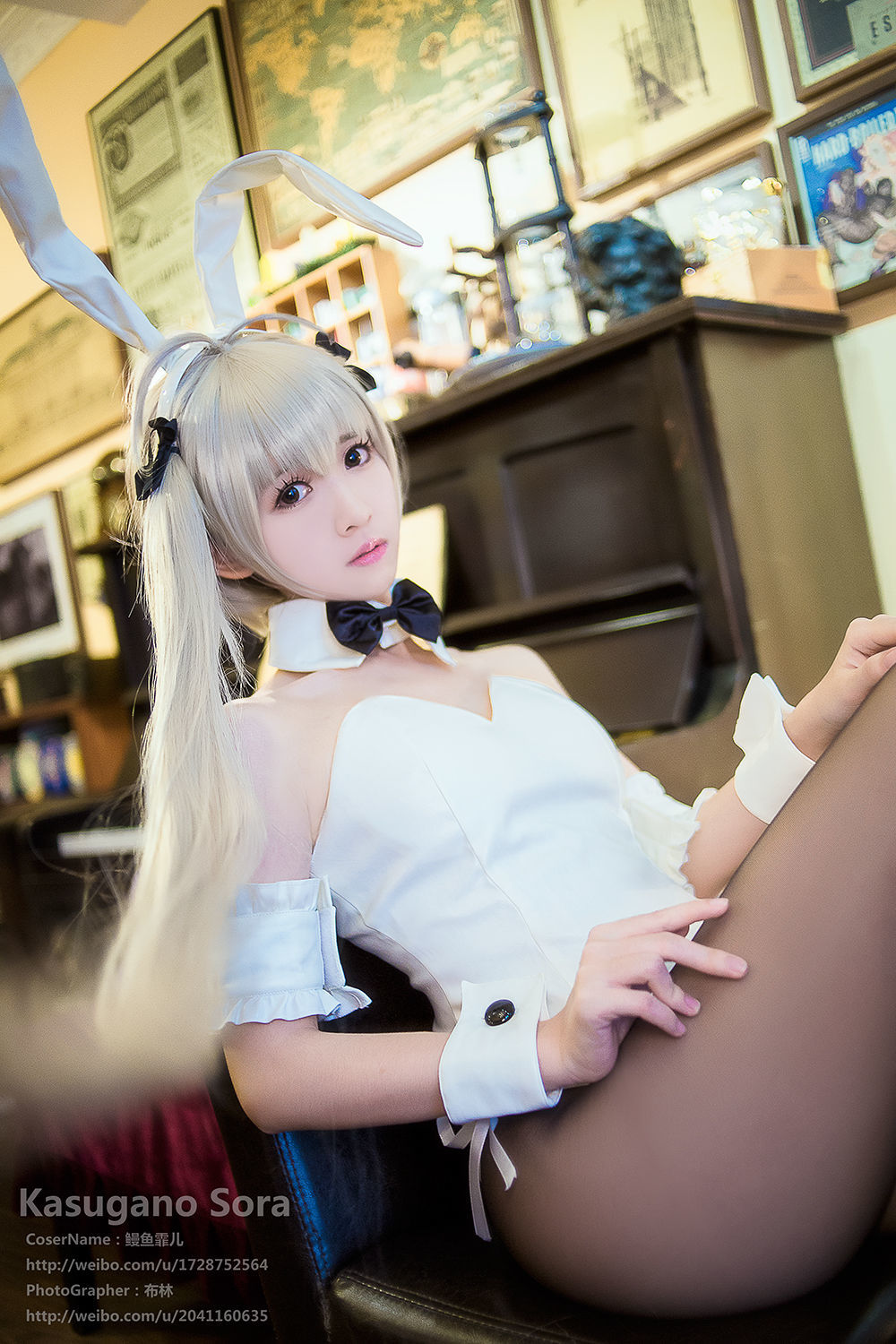 [萝莉COS] 鳗鱼霏儿 – 缘之空 穹妹 兔女郎 Cosplay [24P] - 秀人网免费无水印在线套图写真
