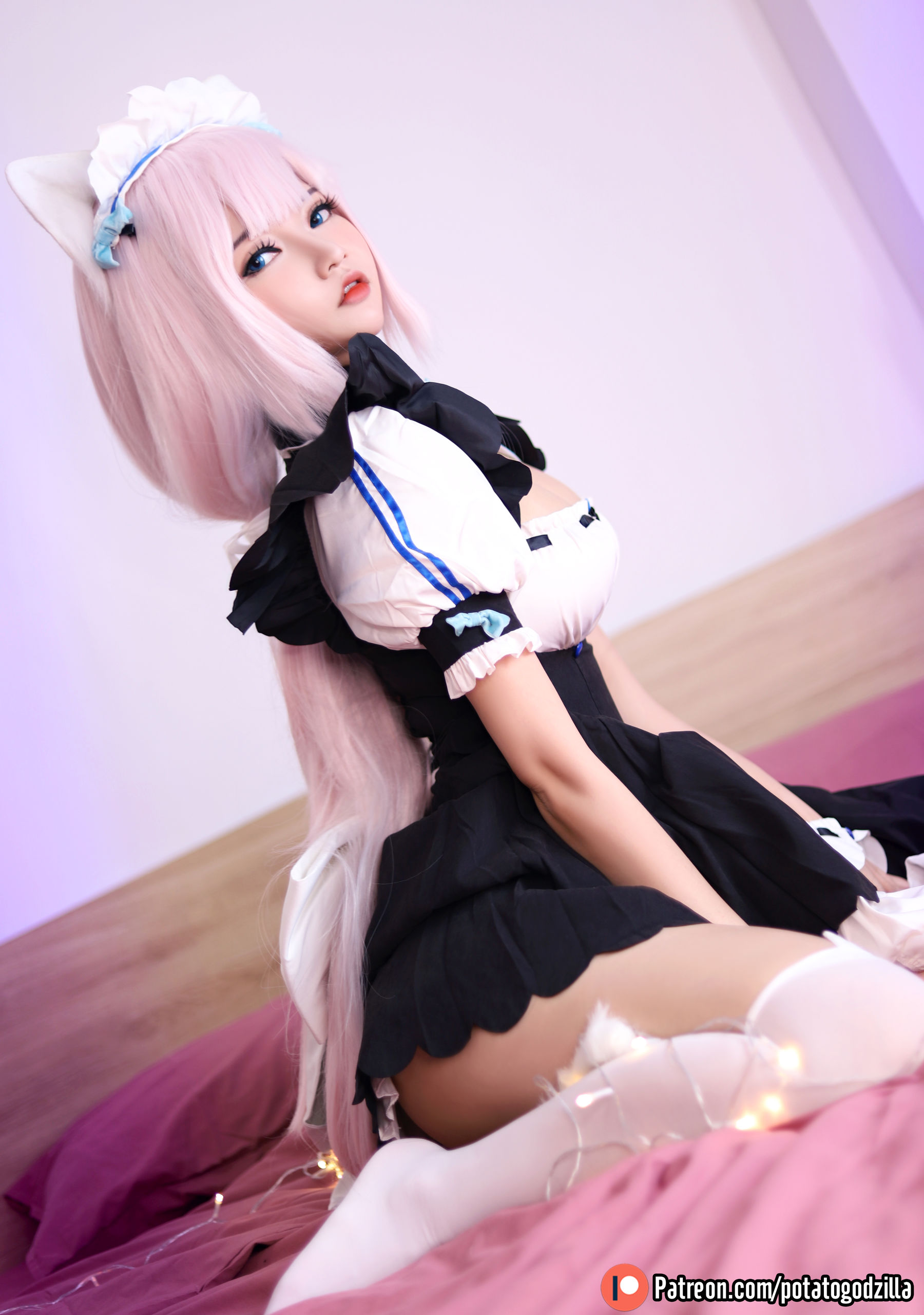 Coser小姐姐Potato Godzilla – Vanilla [32P] - 秀人网免费无水印在线套图写真