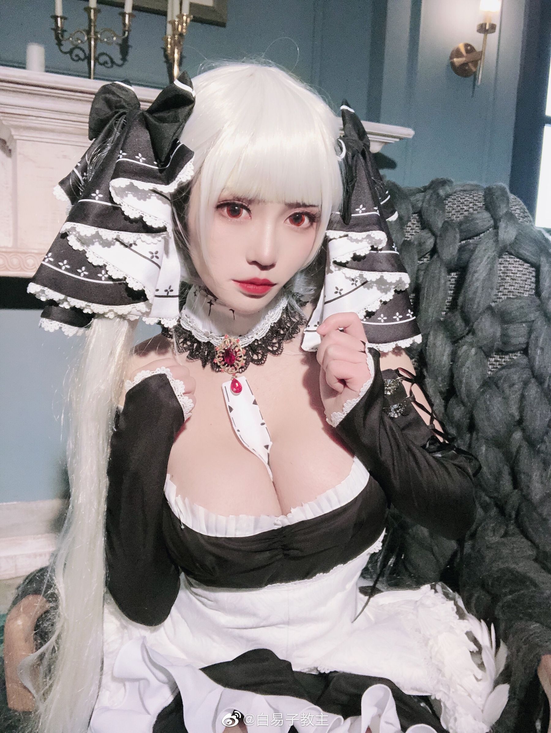 萌妹白易子教主 – 可畏 [12P] - 秀人网免费无水印在线套图写真