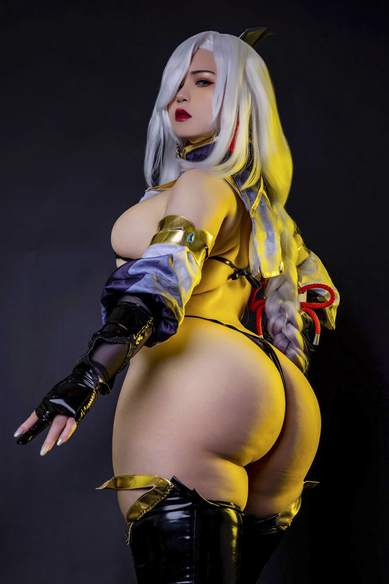 Uy Uy – 原神申鹤 [48P] - 秀人网免费无水印在线套图写真