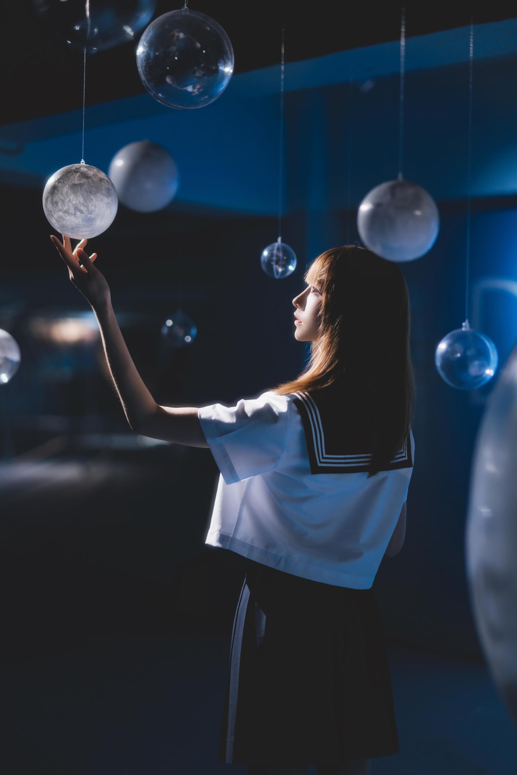 动漫博主Kitaro_绮太郎 – 十分之七的蓝 [25P] - 秀人网免费无水印在线套图写真