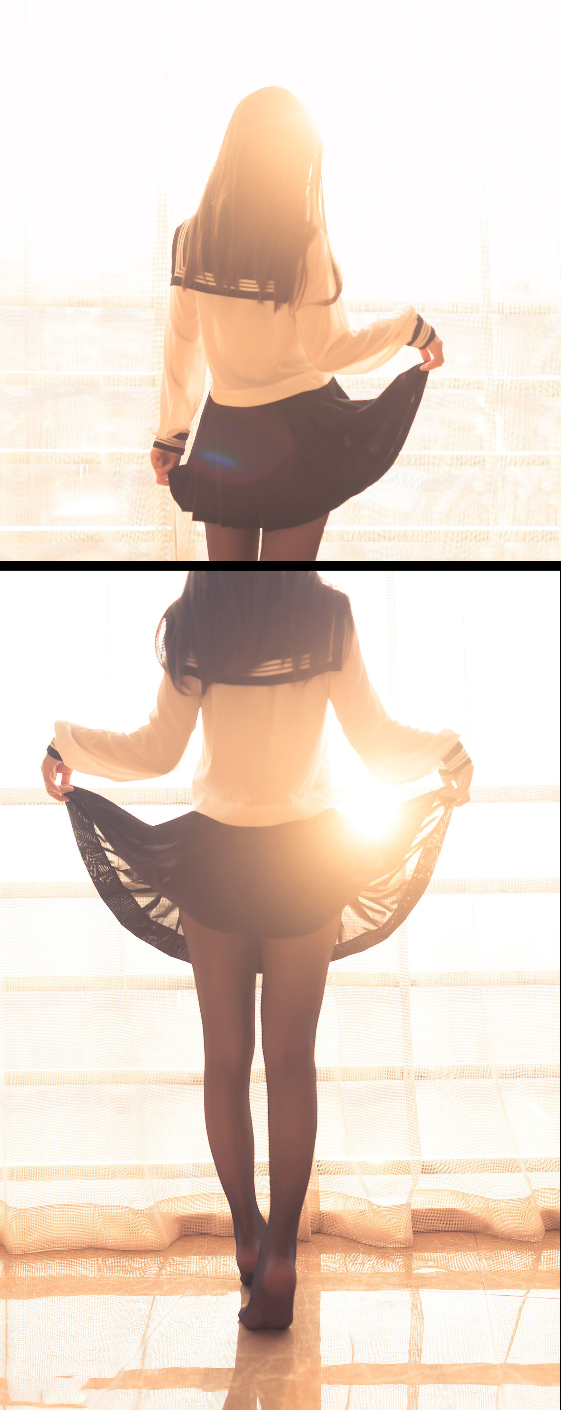 [萝莉COS] 白金Saki – 半透明水手服 [36P] - 秀人网免费无水印在线套图写真