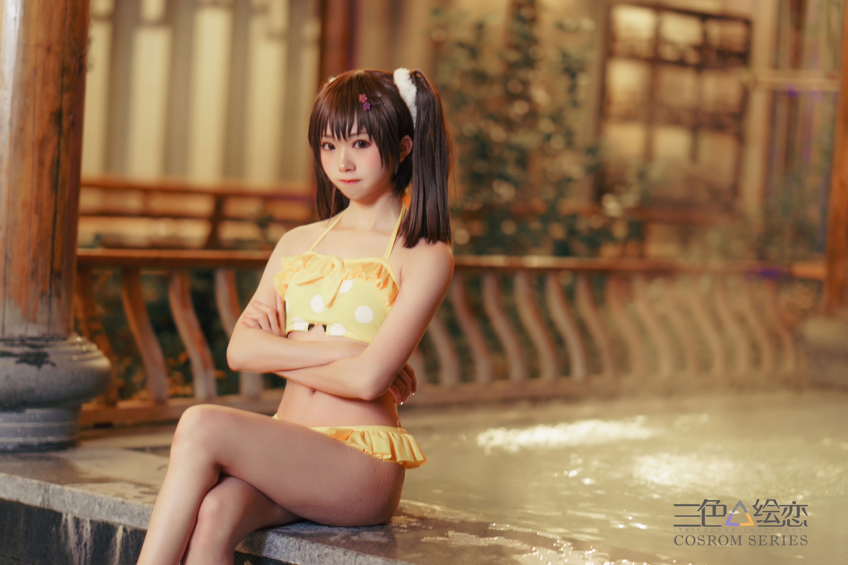 三色绘恋 墨小菊「Kitaro_绮太郎」 [18P] - 秀人网免费无水印在线套图写真