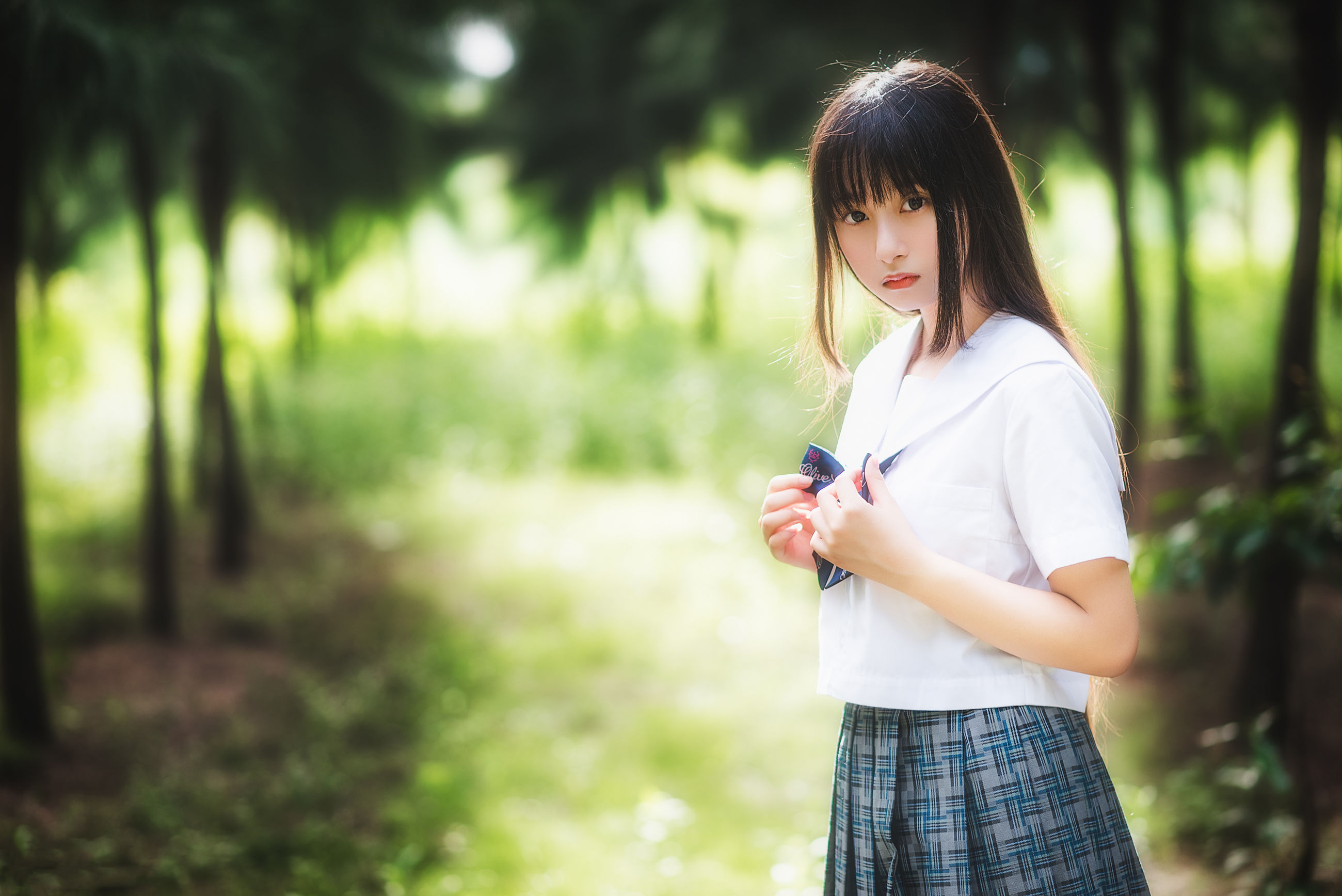 萌妹子伽马羽落子 – 一起去海边 [51P] - 秀人网免费无水印在线套图写真