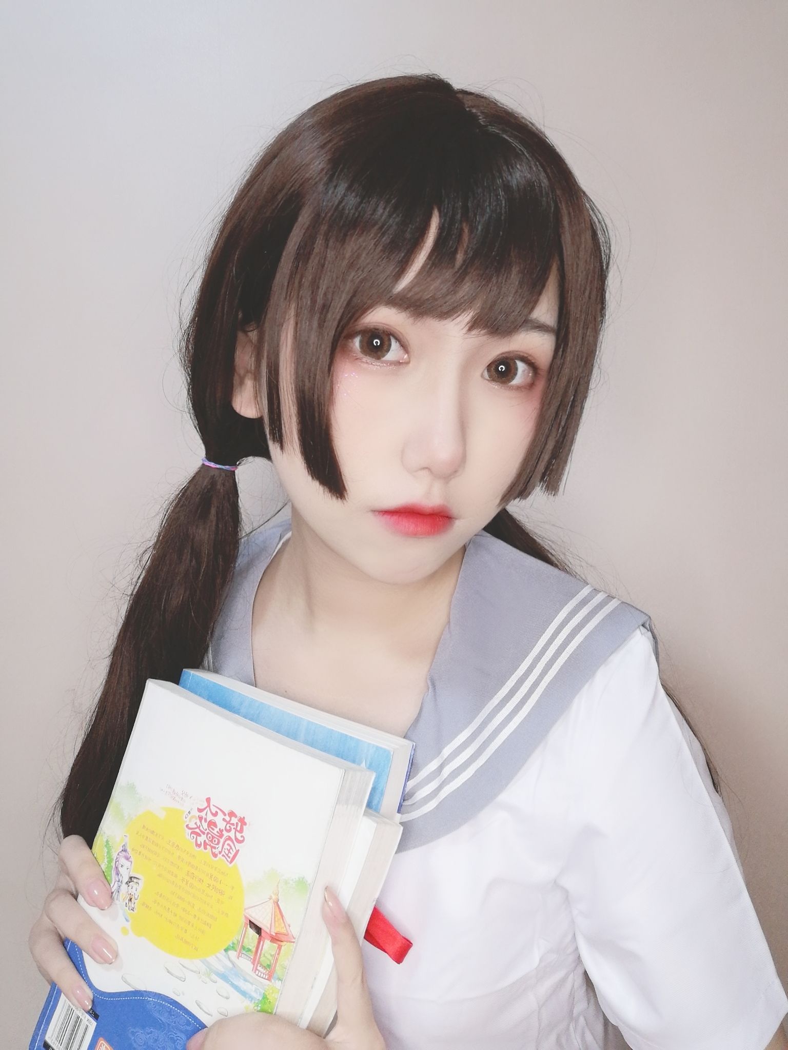 [Cosplay写真] 芋圆侑子SJ_ – 白丝jk [77P] - 秀人网免费无水印在线套图写真