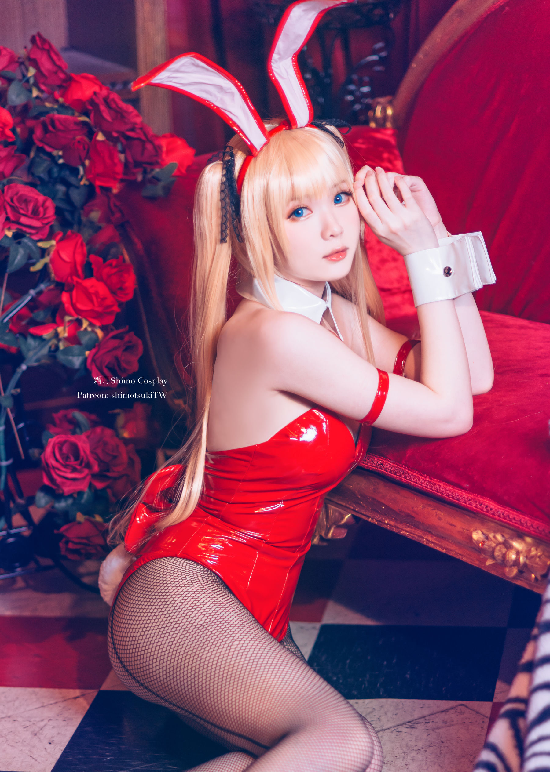 微博妹纸霜月shimo – 英梨梨 兔女郎 [12P] - 秀人网免费无水印在线套图写真