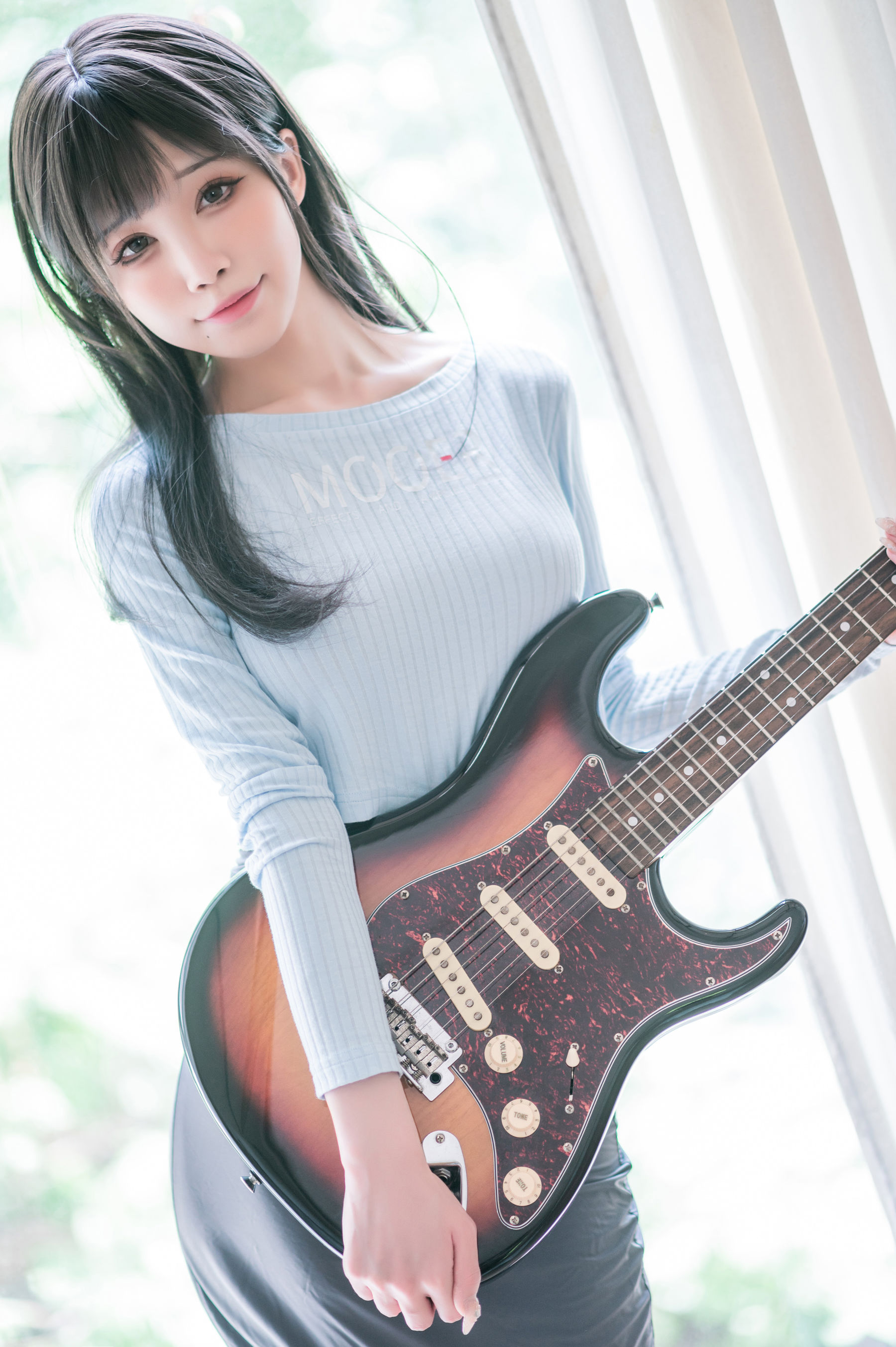 动漫博主水淼aqua – 吉他妹妹 [58P] - 秀人网免费无水印在线套图写真