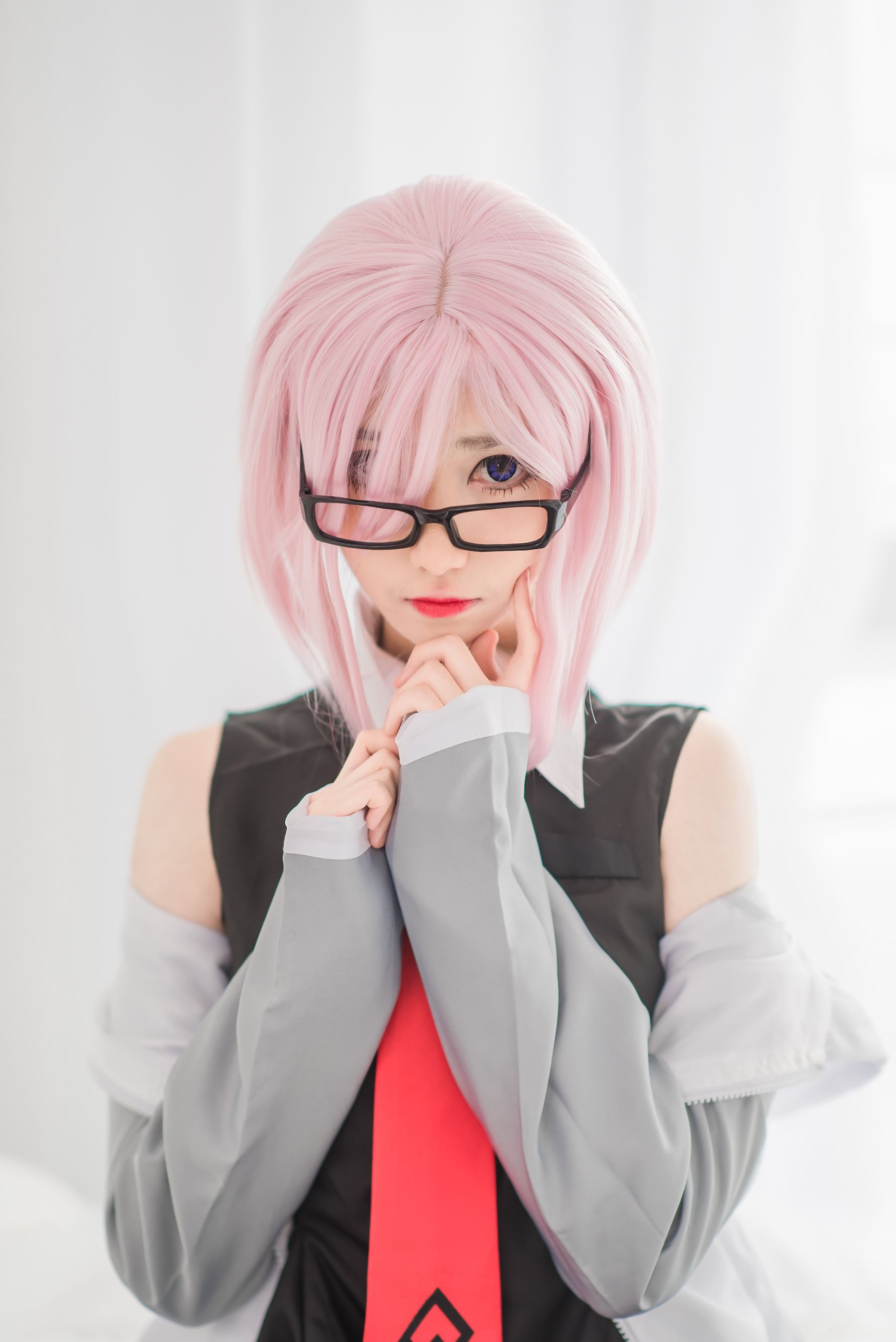 动漫博主南桃Momoko 玛修制服 [29P] - 秀人网免费无水印在线套图写真