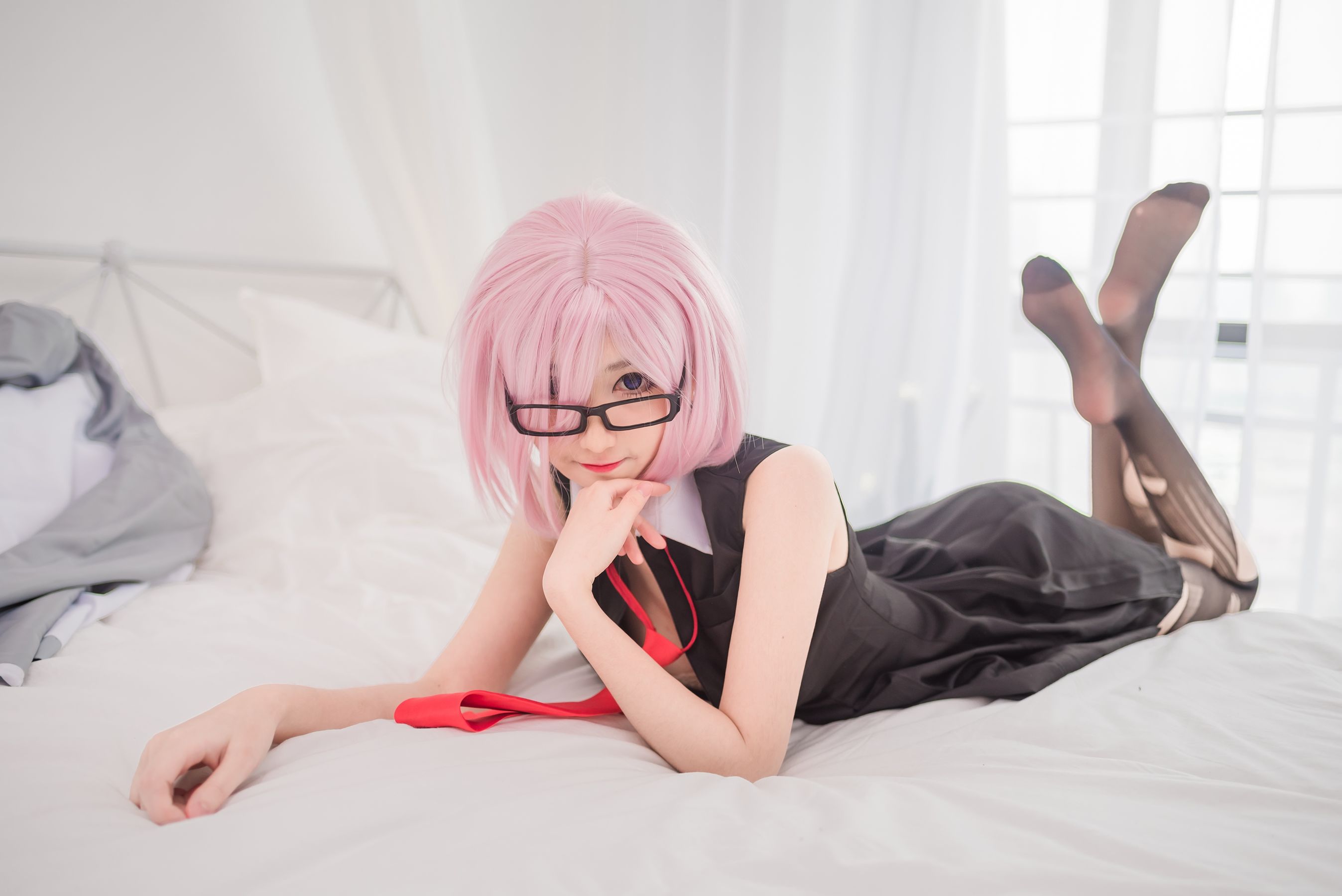 动漫博主南桃Momoko 玛修制服 [29P] - 秀人网免费无水印在线套图写真