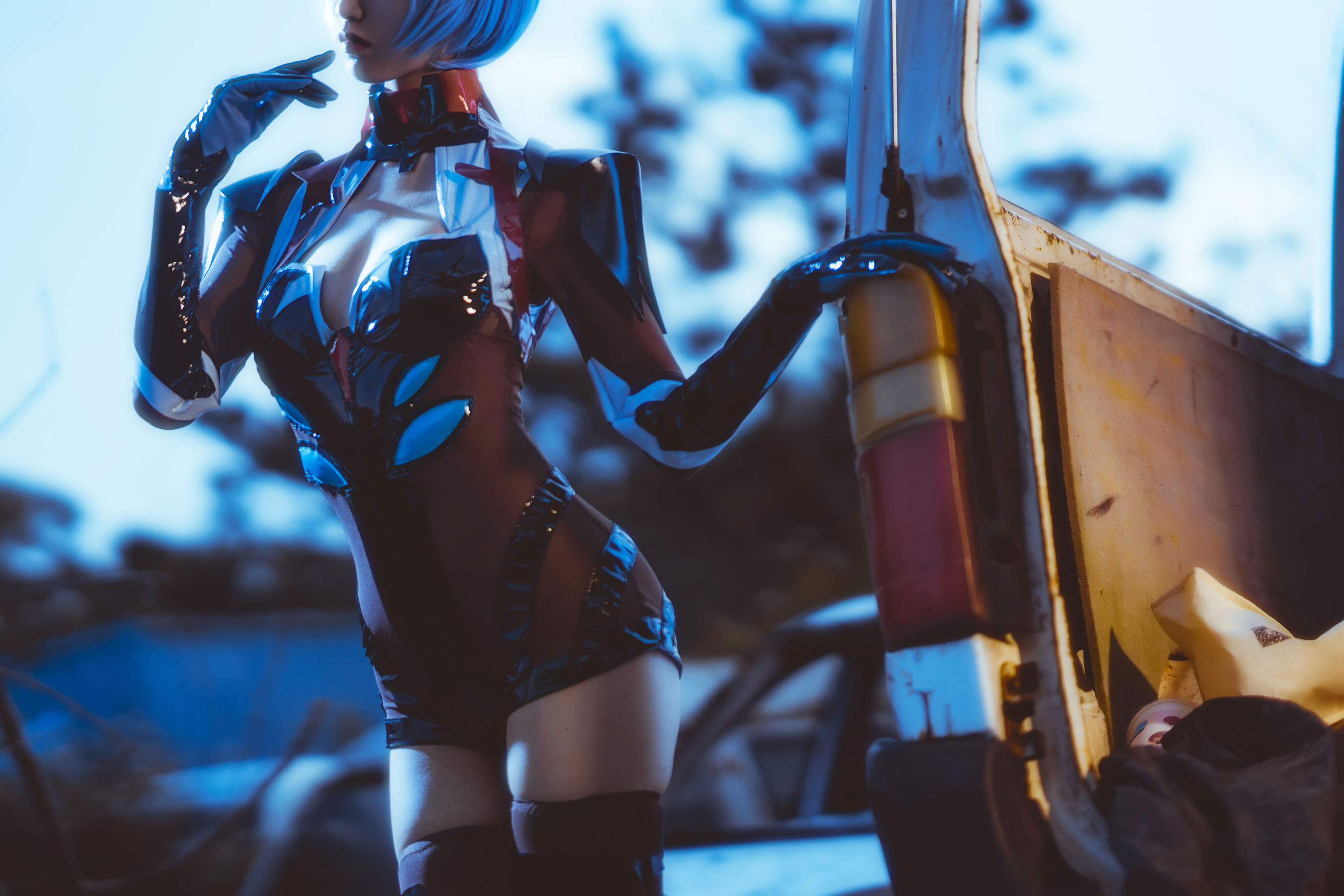 [Cosplay写真] 萌系小姐姐木绵绵OwO – 绫波丽 [28P] - 秀人网免费无水印在线套图写真