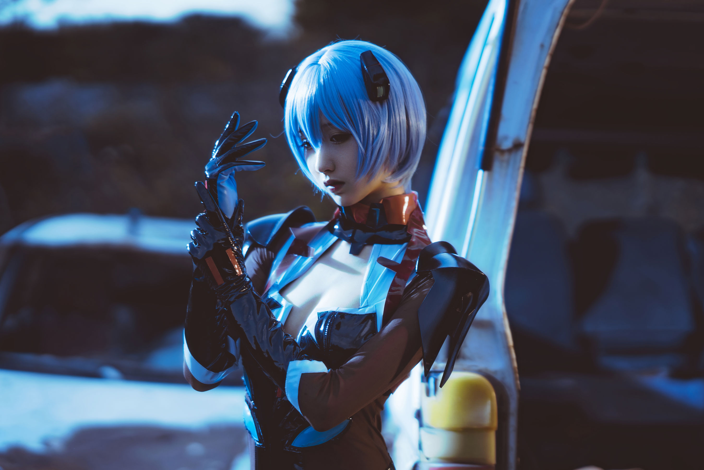 [Cosplay写真] 萌系小姐姐木绵绵OwO – 绫波丽 [28P] - 秀人网免费无水印在线套图写真