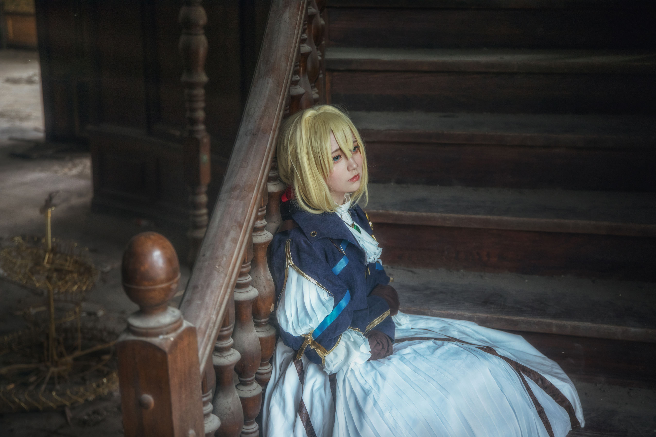 [Cosplay写真] 动漫博主弦音sic – 紫罗兰永恒花园 薇尔莉特・伊芙加登 [10P] - 秀人网免费无水印在线套图写真