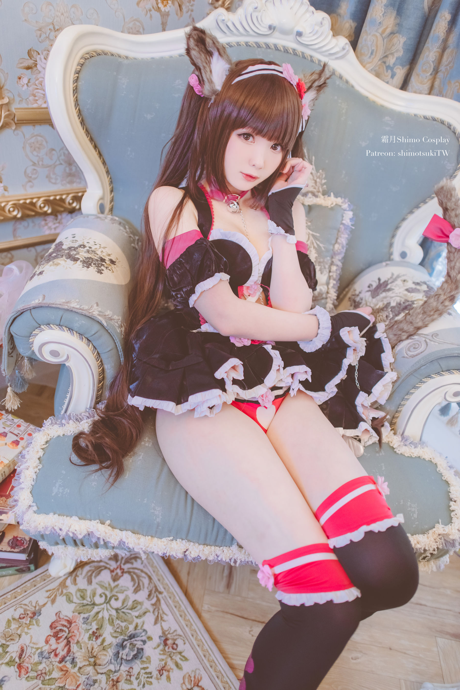 微博妹纸霜月shimo – 巧克力 [16P] - 秀人网免费无水印在线套图写真