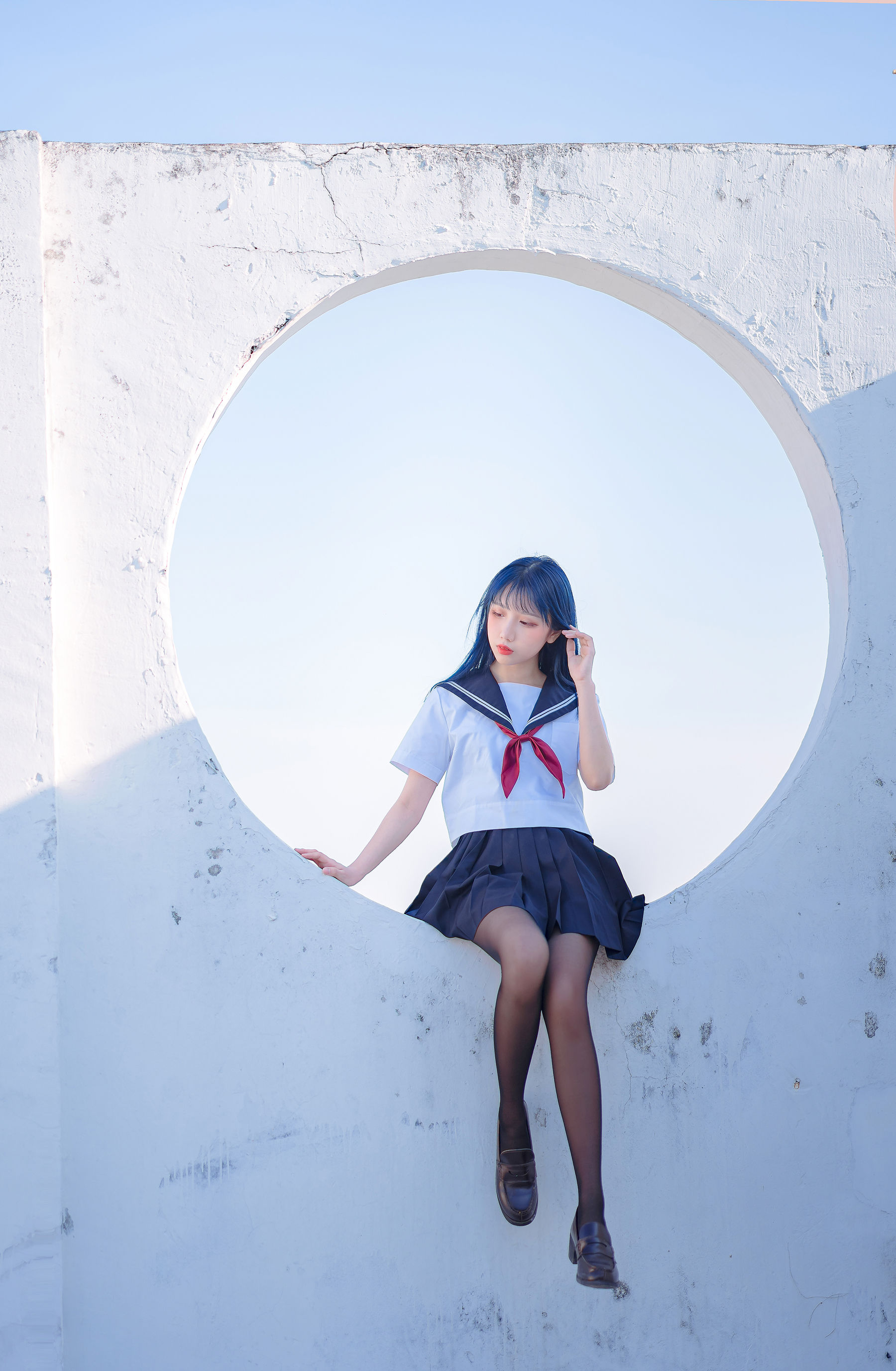 动漫博主果咩酱w – JK [30P] - 秀人网免费无水印在线套图写真