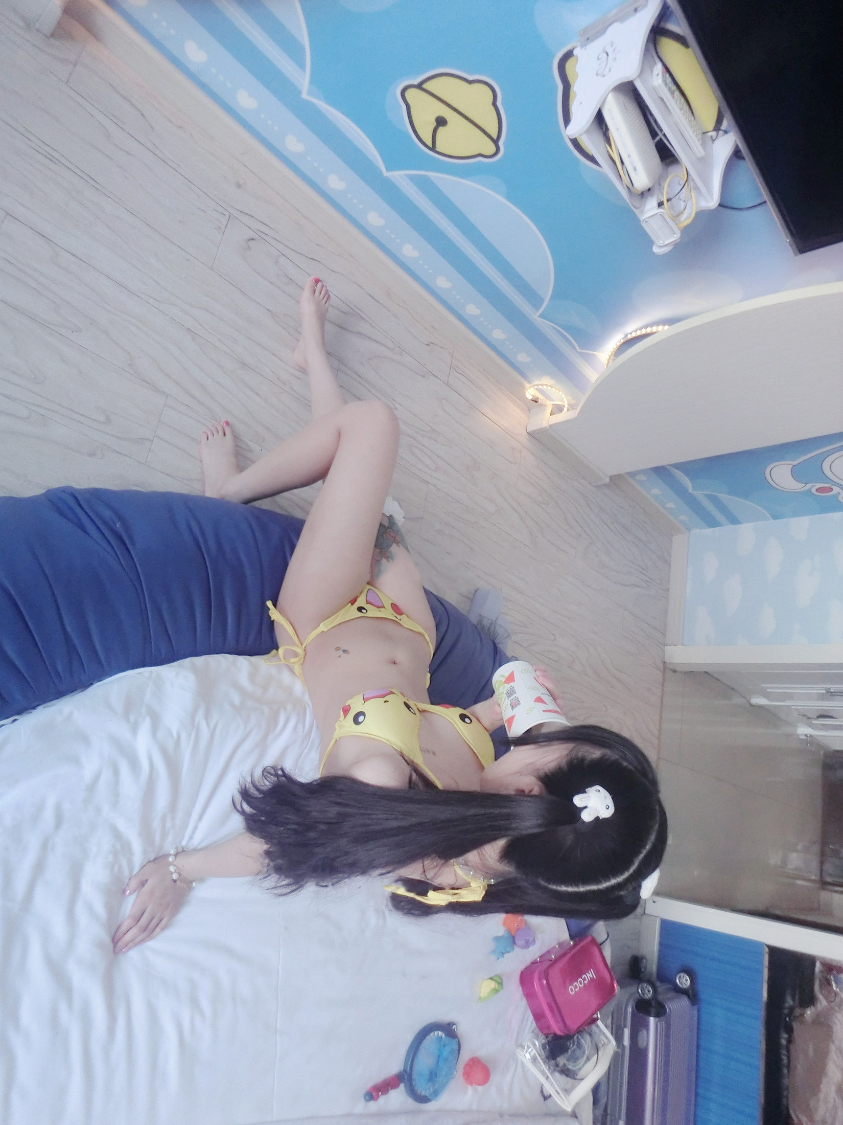 双马尾少女赛高酱作品 – 皮卡丘比基尼 [43P] - 秀人网免费无水印在线套图写真