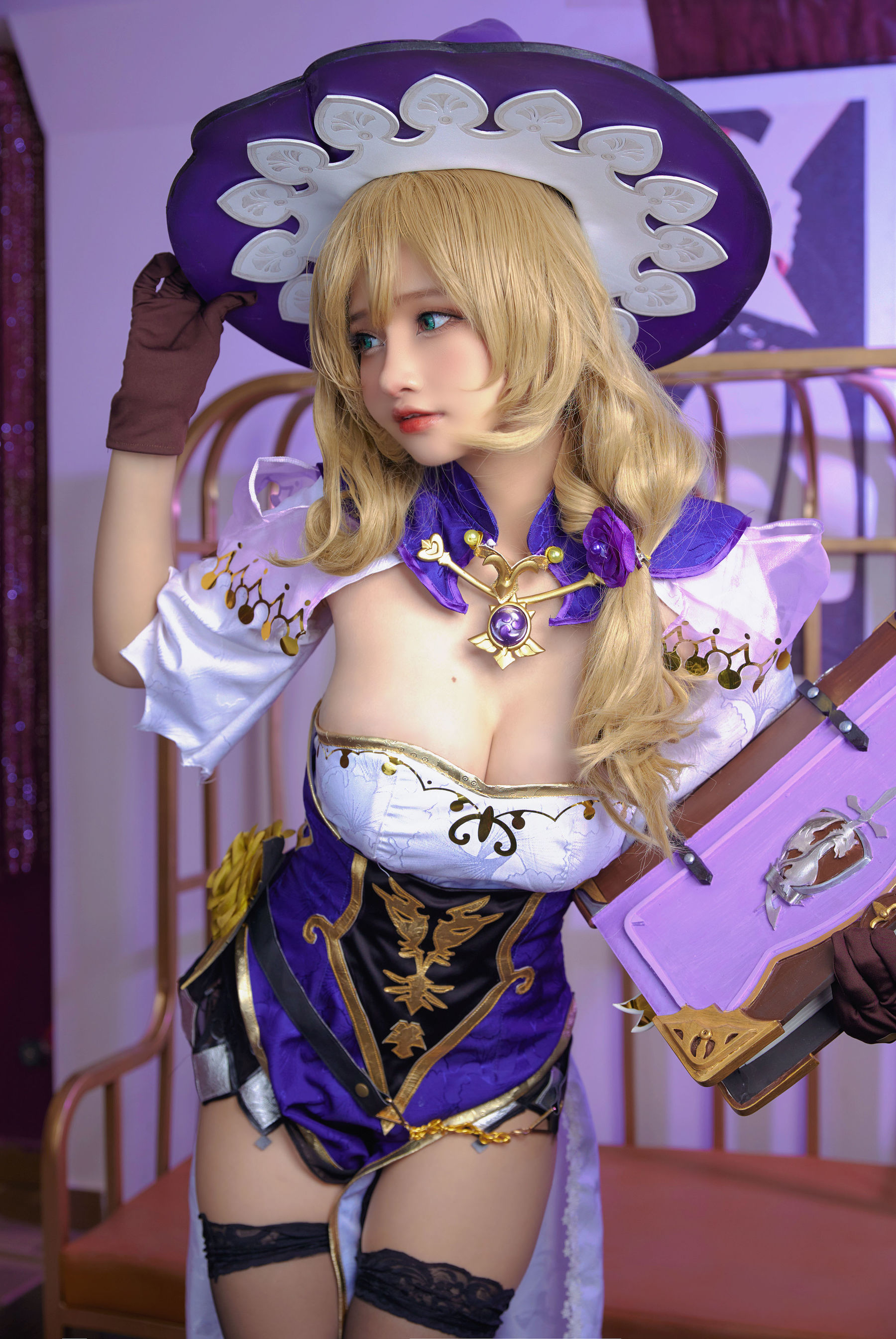 Azami福利 – 原神丽莎 [19P] - 秀人网免费无水印在线套图写真