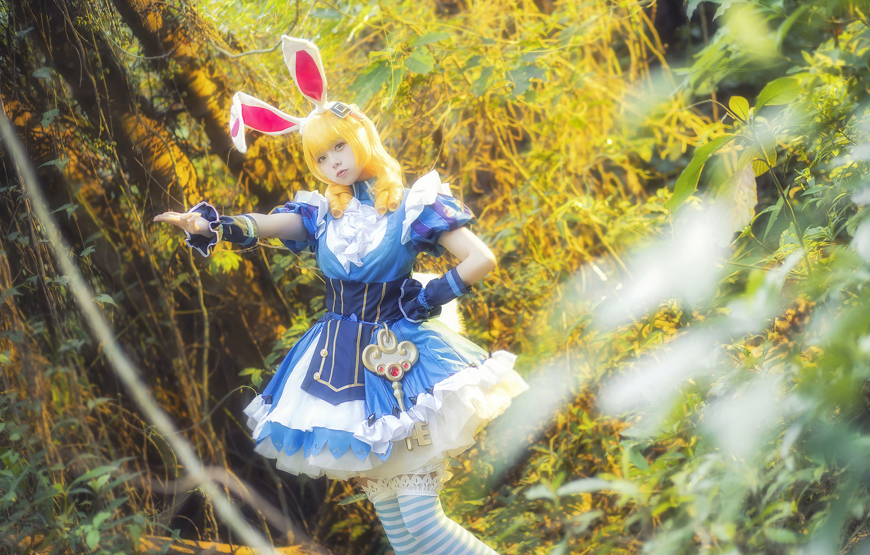 萌系小野妹子w – 来和妲己玩耍吧 [15P] - 秀人网免费无水印在线套图写真