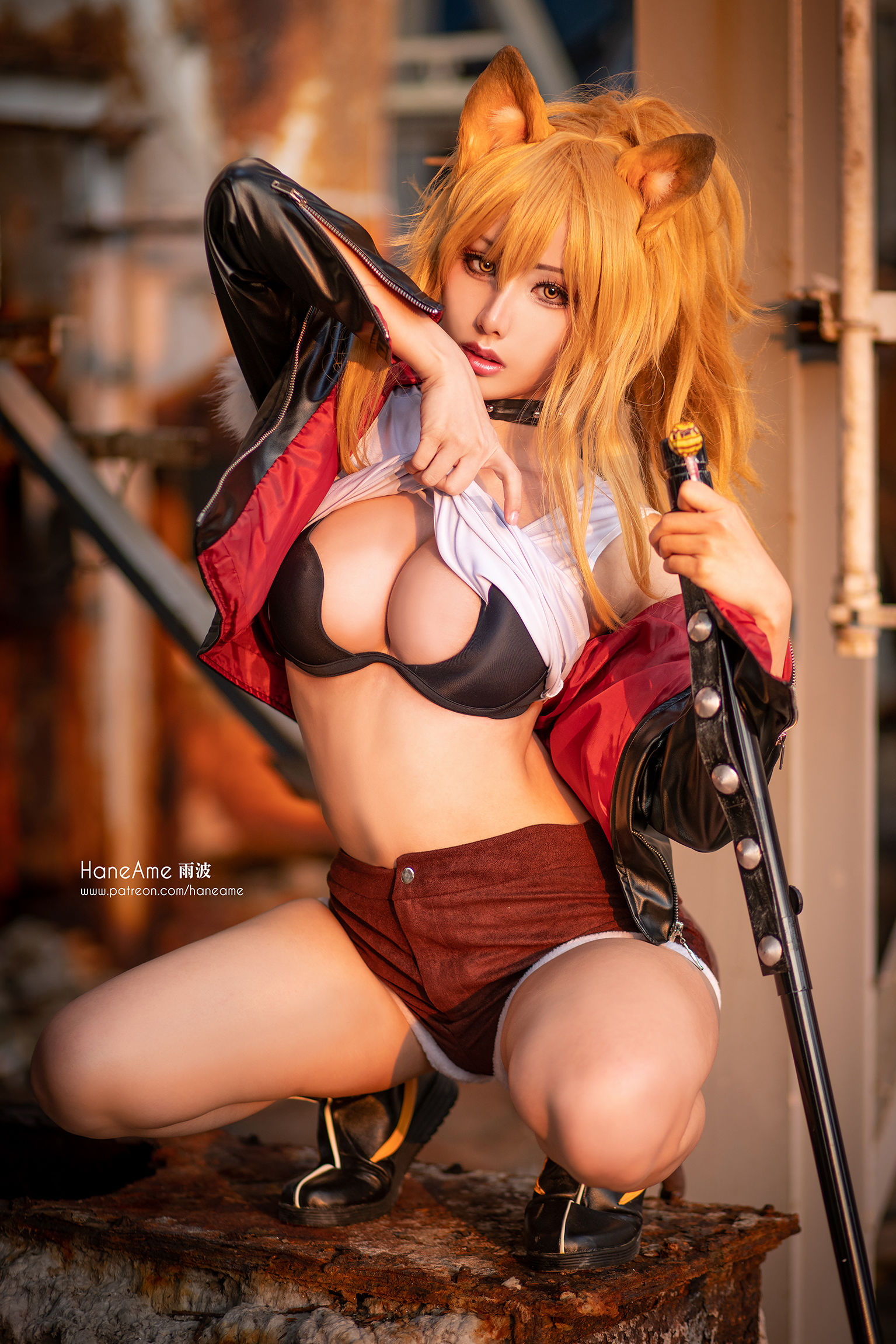 Hane Ame 雨波 – 明日方舟 推进之王2 [13P] - 秀人网免费无水印在线套图写真