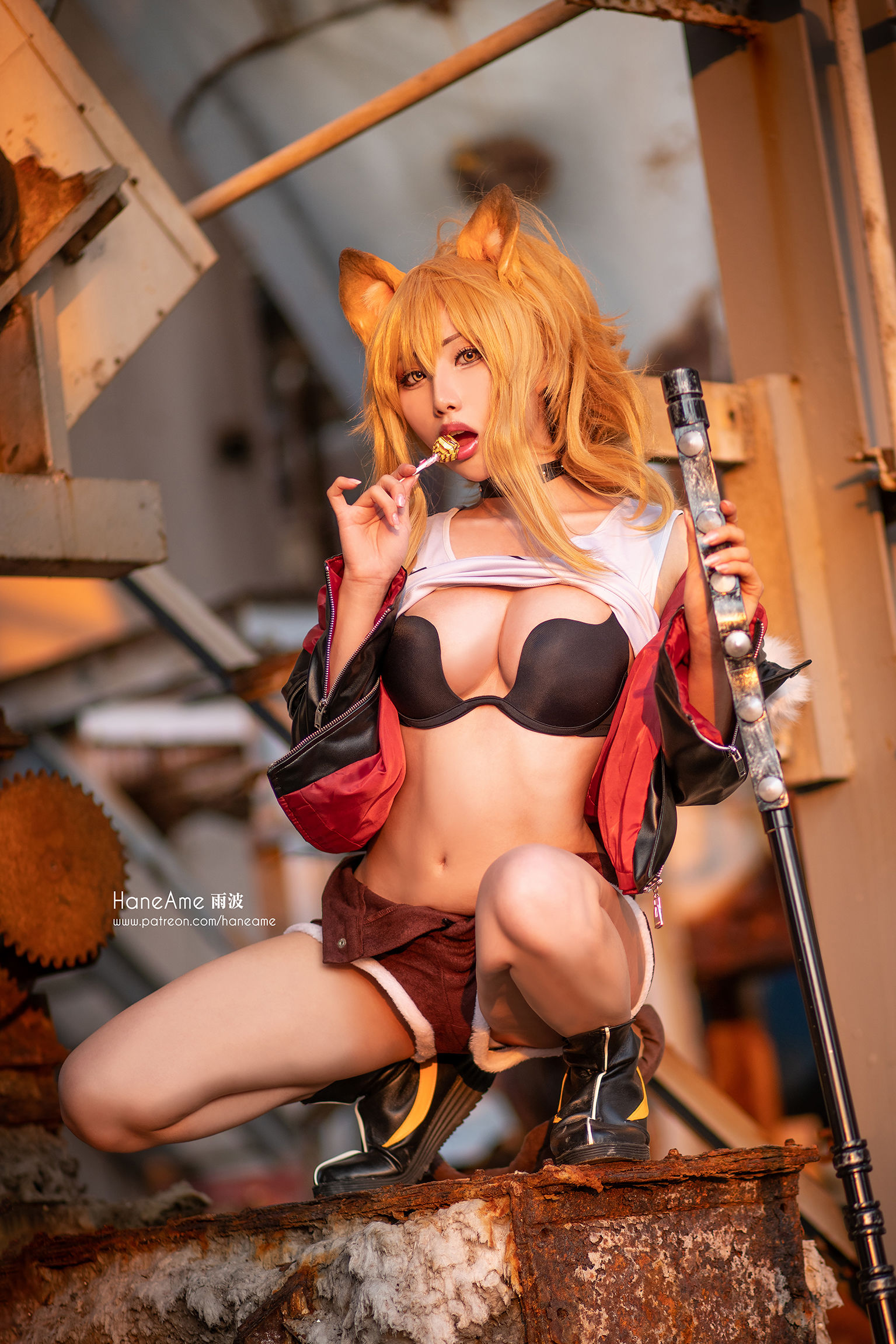 Hane Ame 雨波 – 明日方舟 推进之王2 [13P] - 秀人网免费无水印在线套图写真