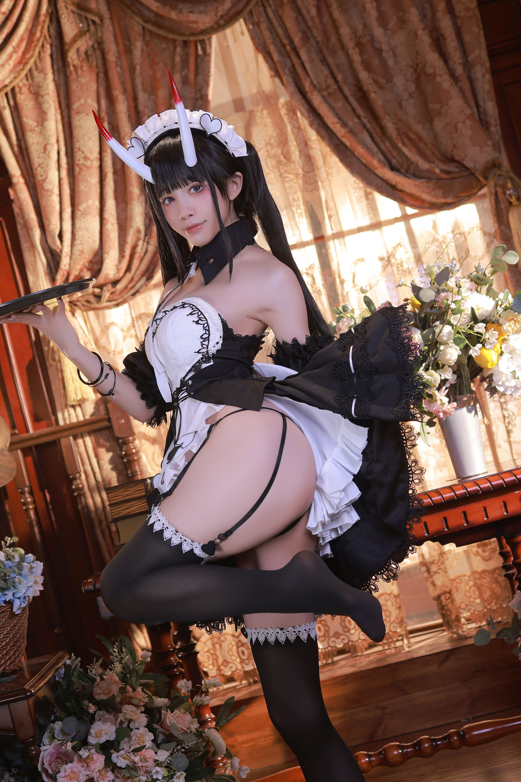 动漫博主水淼aqua – Noshiro maid [61P] - 秀人网免费无水印在线套图写真