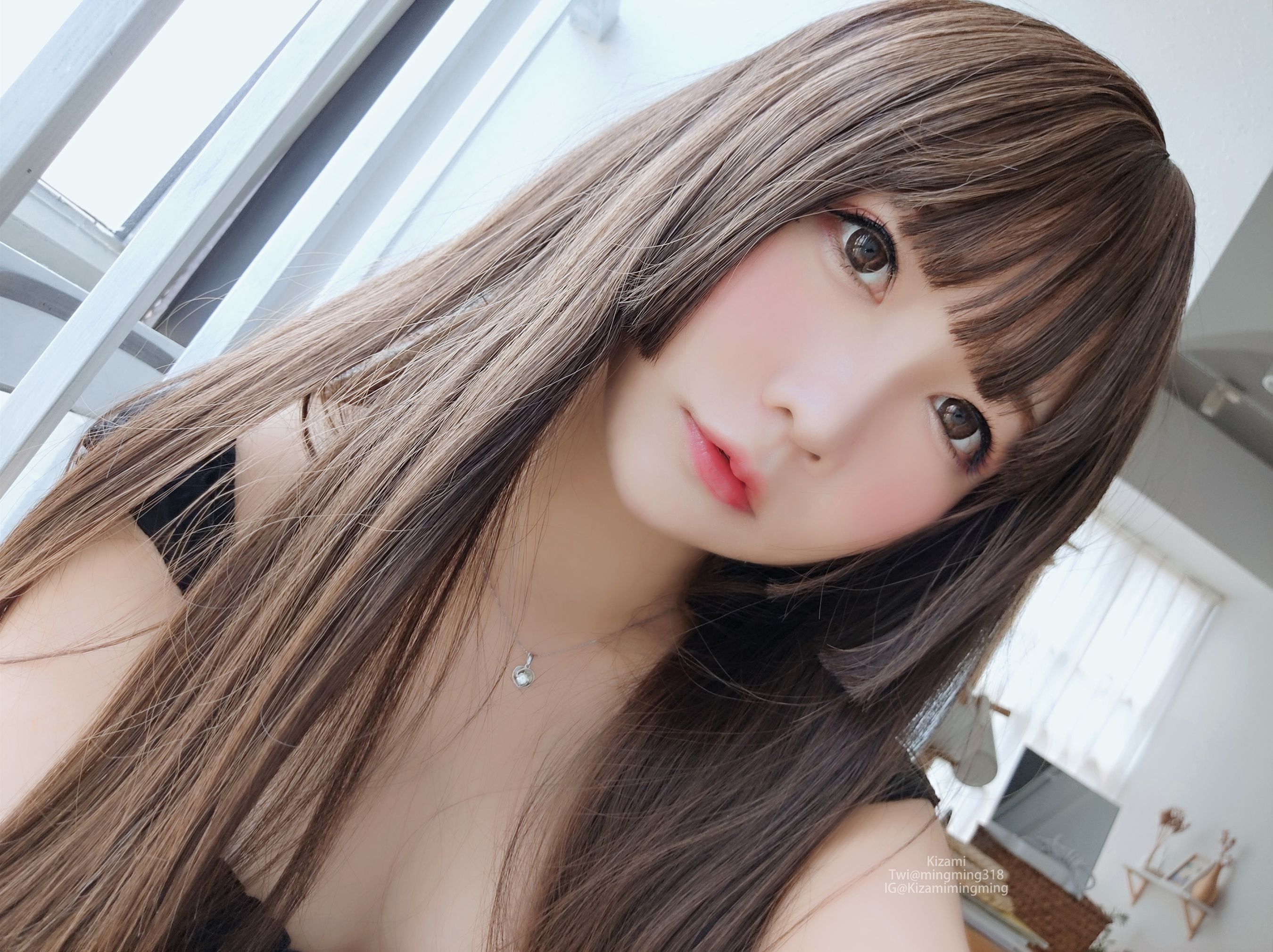 [銘銘Kizami] fantia 黒いストッキング [80P] - 秀人网免费无水印在线套图写真