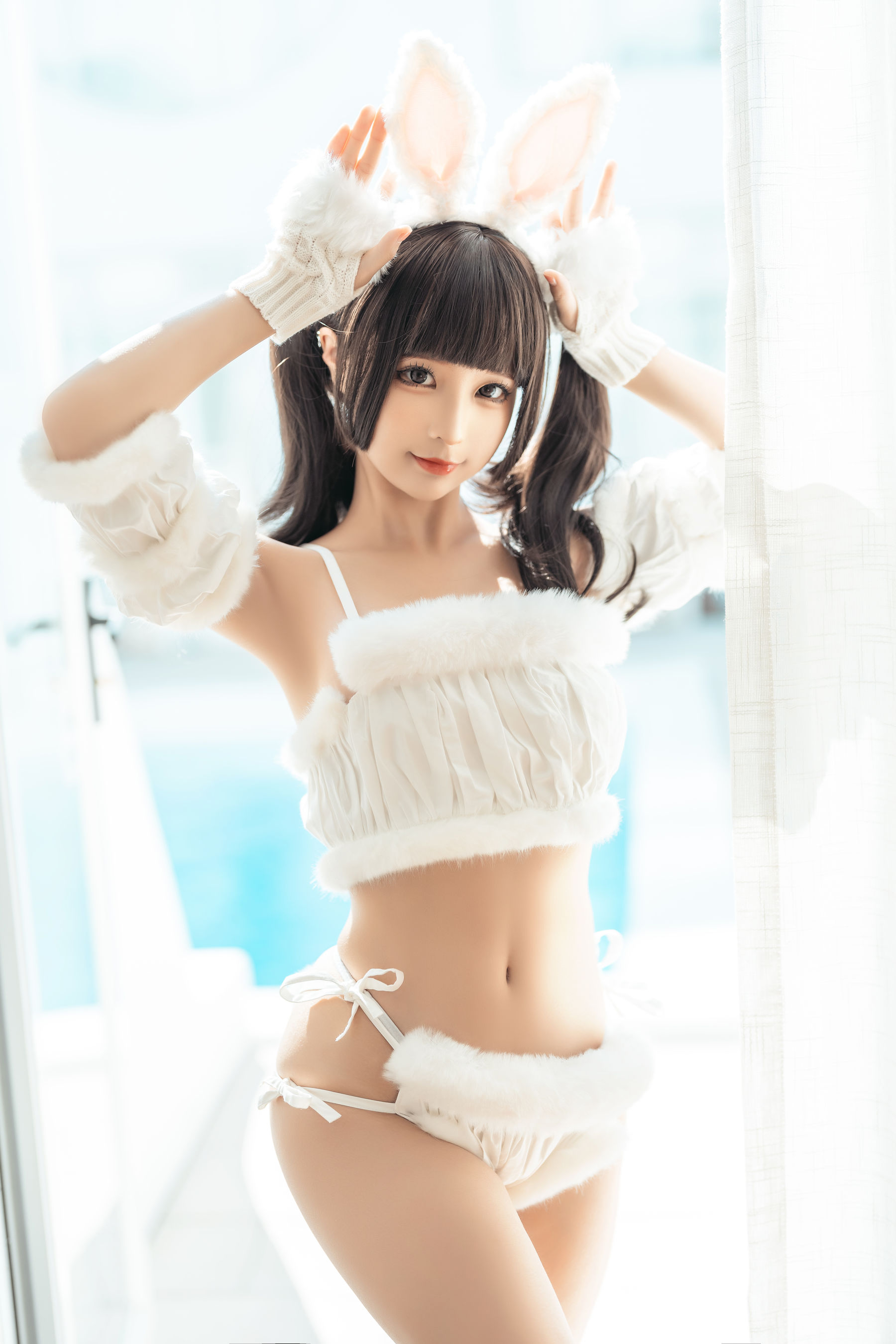 动漫博主蠢沫沫 – 绵绵兔 [56P] - 秀人网免费无水印在线套图写真