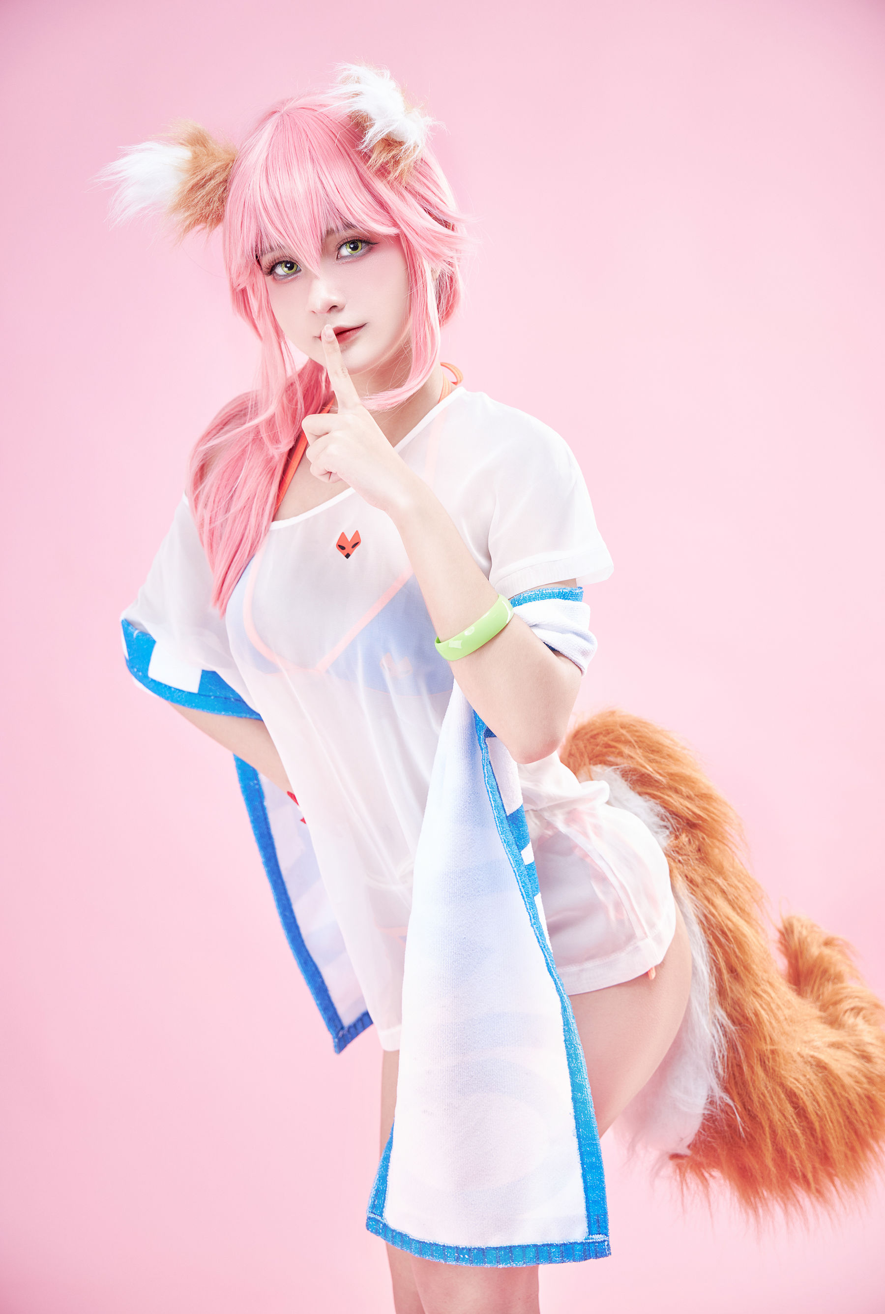 [Cosplay写真] Azami福利 – Tamamo Lancer [26P] - 秀人网免费无水印在线套图写真